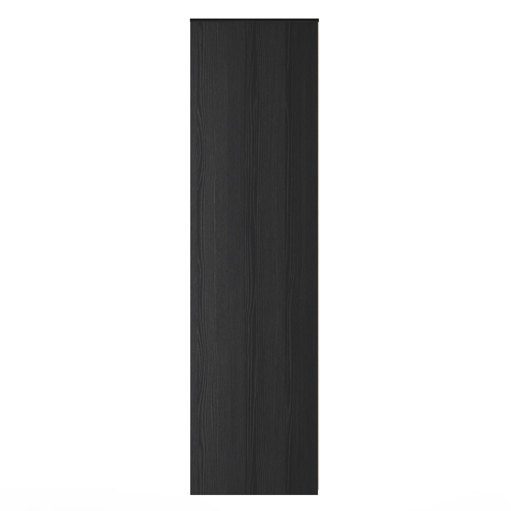 Fluted Double Wardrobe in Black Ash - Ready Assembled - Image 3