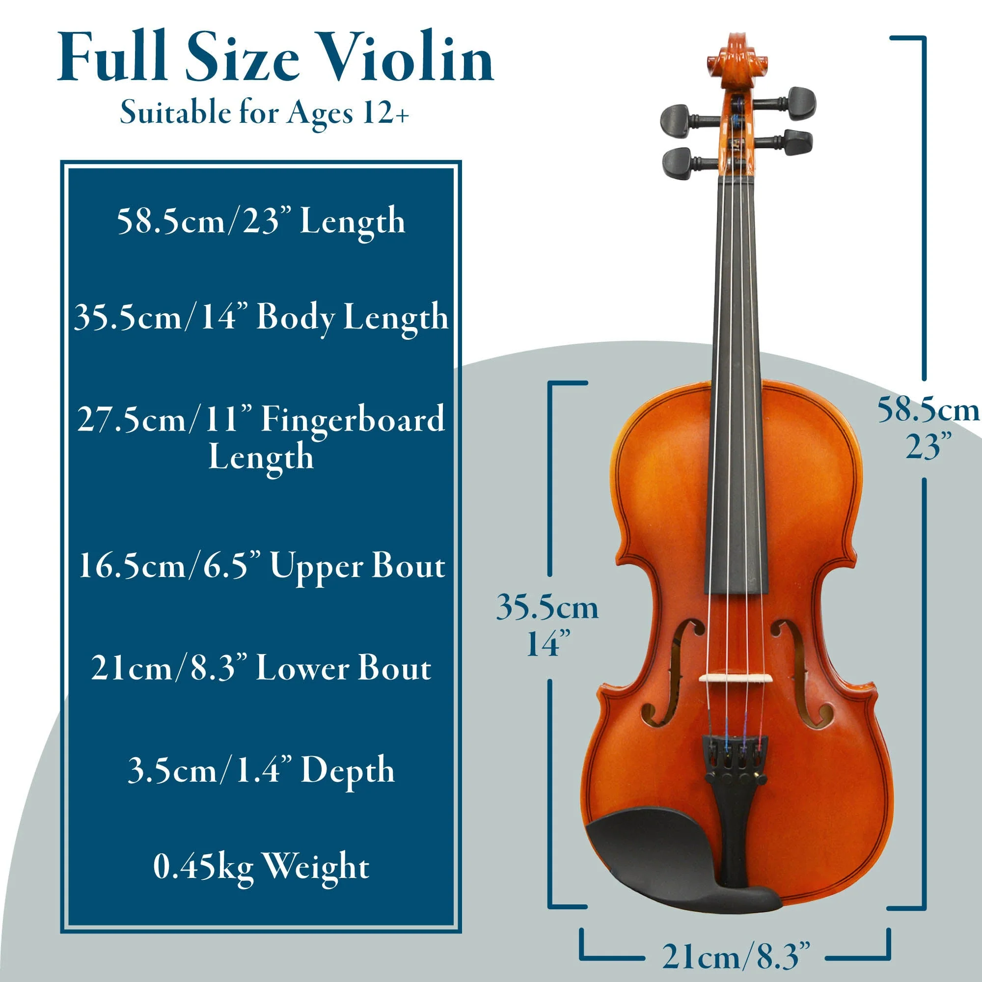 Forenza Uno Series Violin Outfit - Image 2