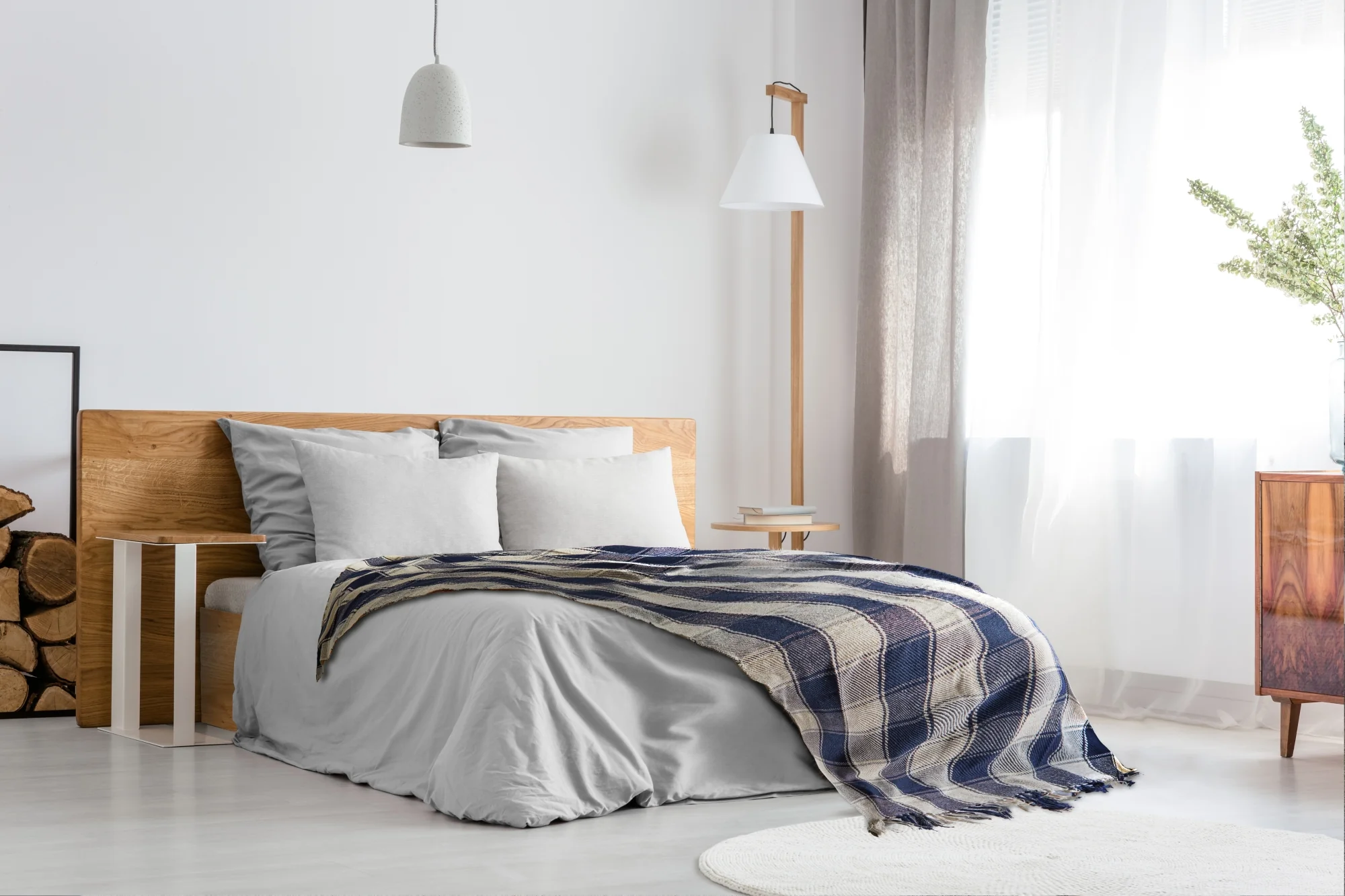 Frisco - Recycled Cotton Throw In Navy Blue (50 Inch X 60 Inch) - Image 7