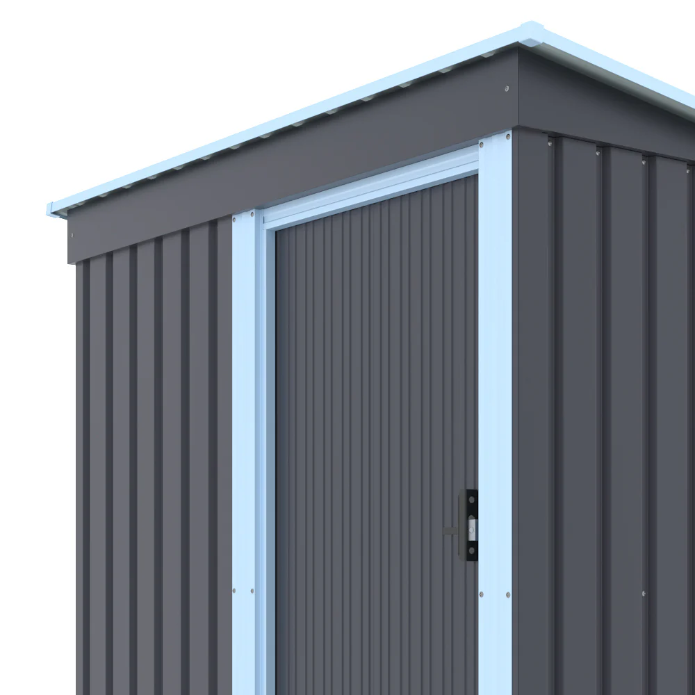 Garden Sanctuary 5 x 3 FT Outdoor Metal Storage Shed with Lockable Door for Garden - Image 4