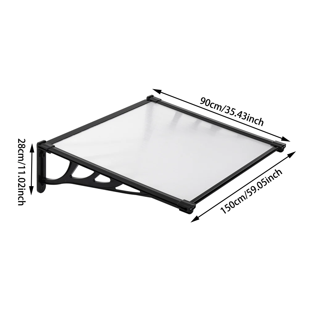 Garden Sanctuary Door Window Awning Canopy Rain Cover - Image 7