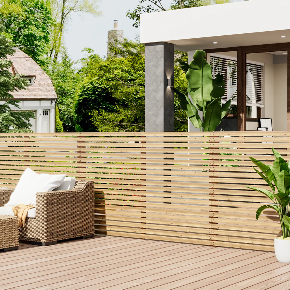 Garden Sanctuary Garden Privacy Wood Fence - Image 2