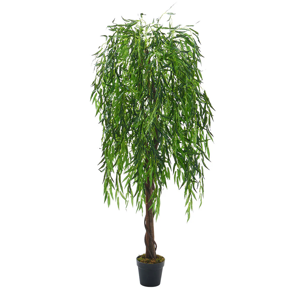Garden Sanctuary Lifelike Artificial Willow Tree 180cm Tall - Image 5