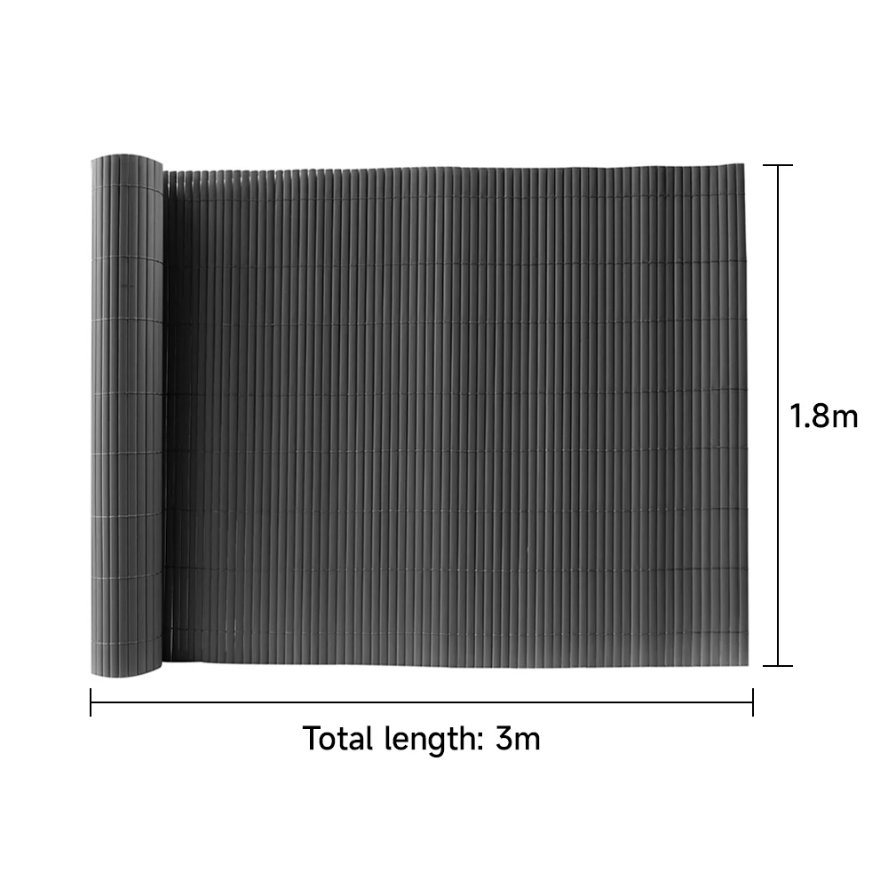 Garden Sanctuary PVC Privacy Fence, Sun-blocked Screen Panels, Blindfold For Balcony - Image 3