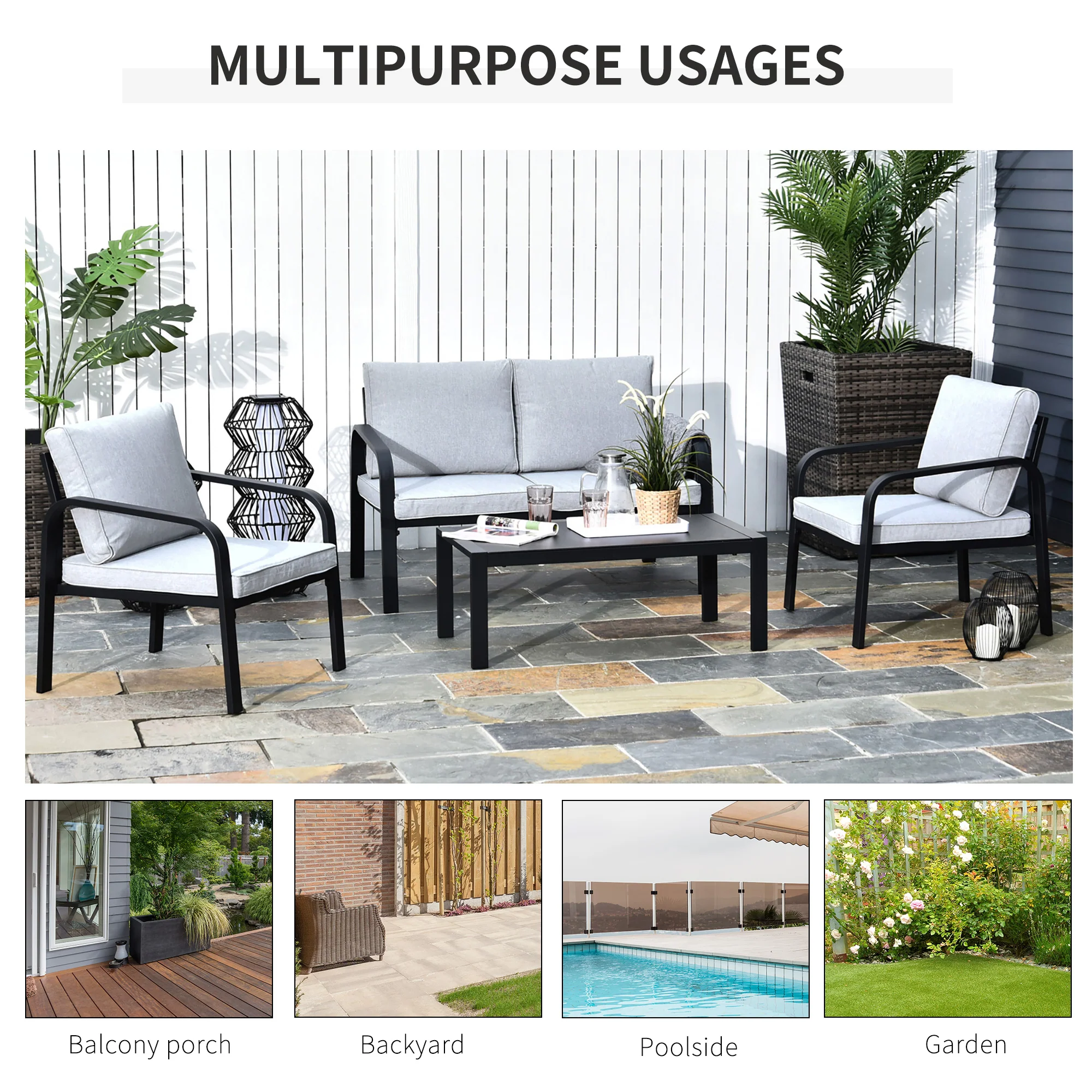 Garden Sofa Set - Image 3