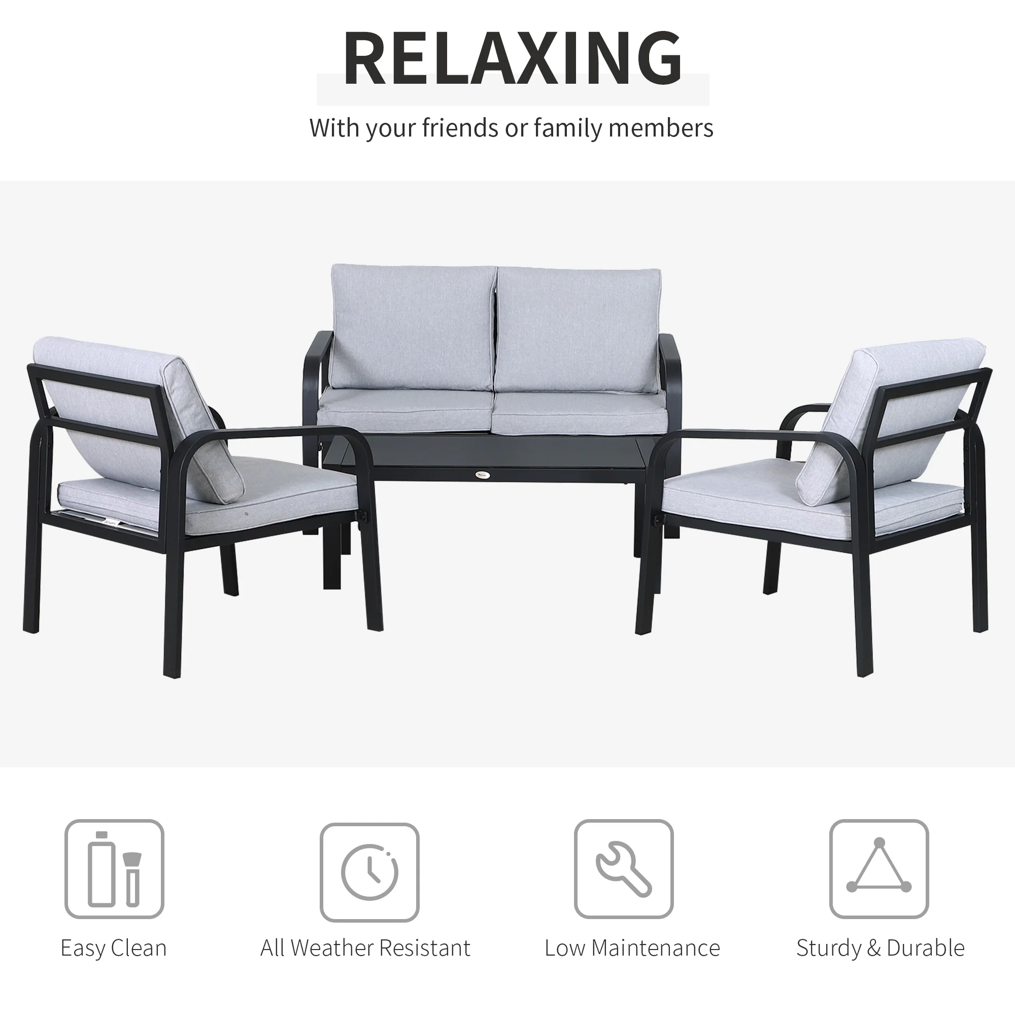 Garden Sofa Set - Image 4