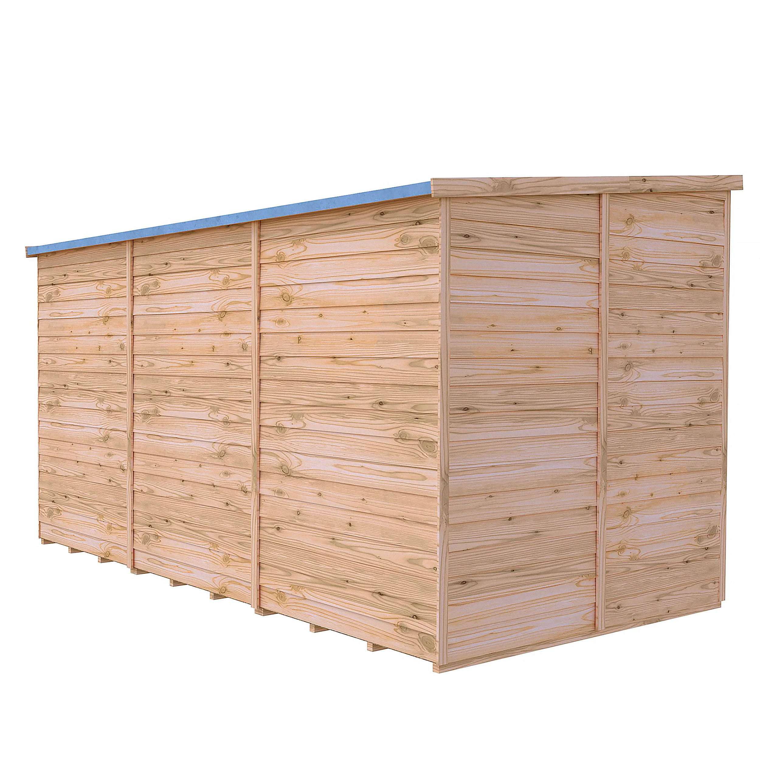 Garden Value 12 X 6 Overlap Pent Shed - Image 4