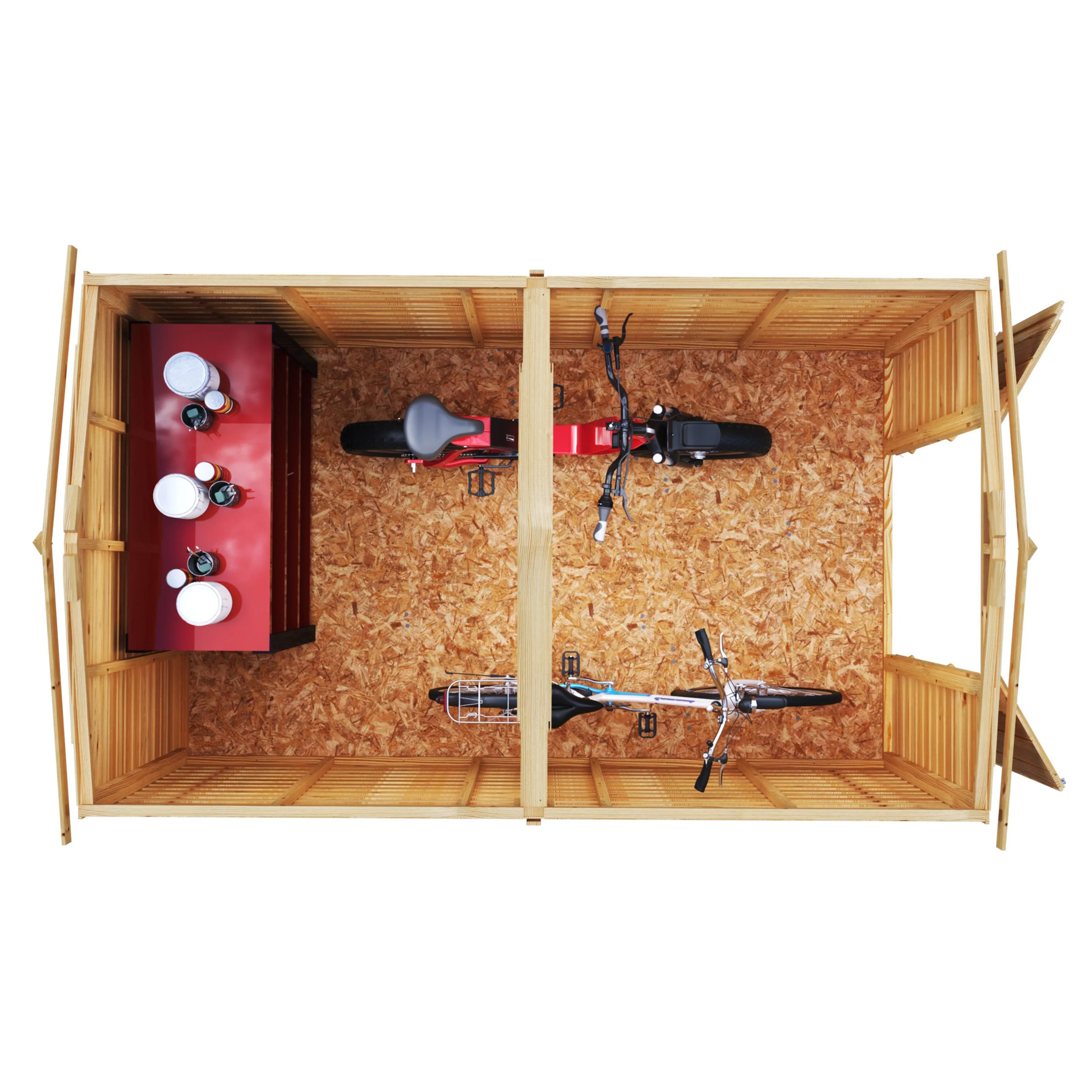 Garden Value Overlap 10 X 6 Windowless Shed - Image 6