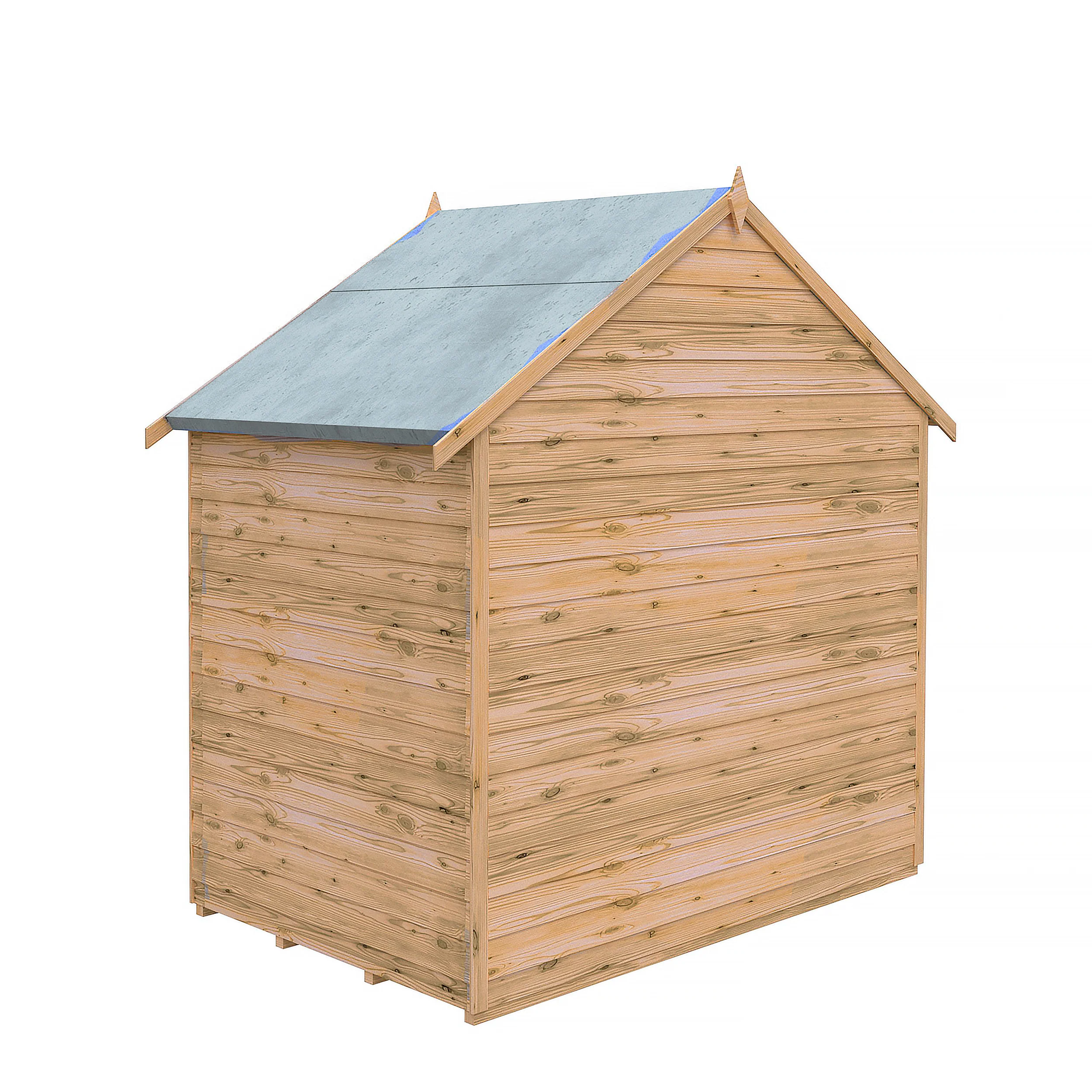 Garden Value Overlap 4 X 6 Double Door Shed - Image 7