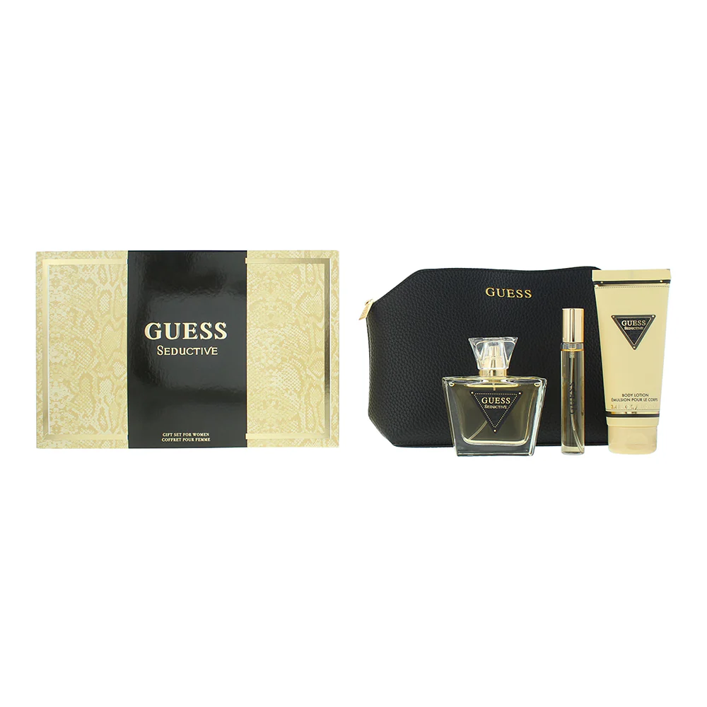 Guess Seductive 4 Piece Gift Set: Eau De Toilette 75ml