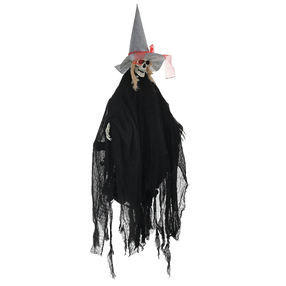Halloween Voice-Activated Hanging Witch - Image 8