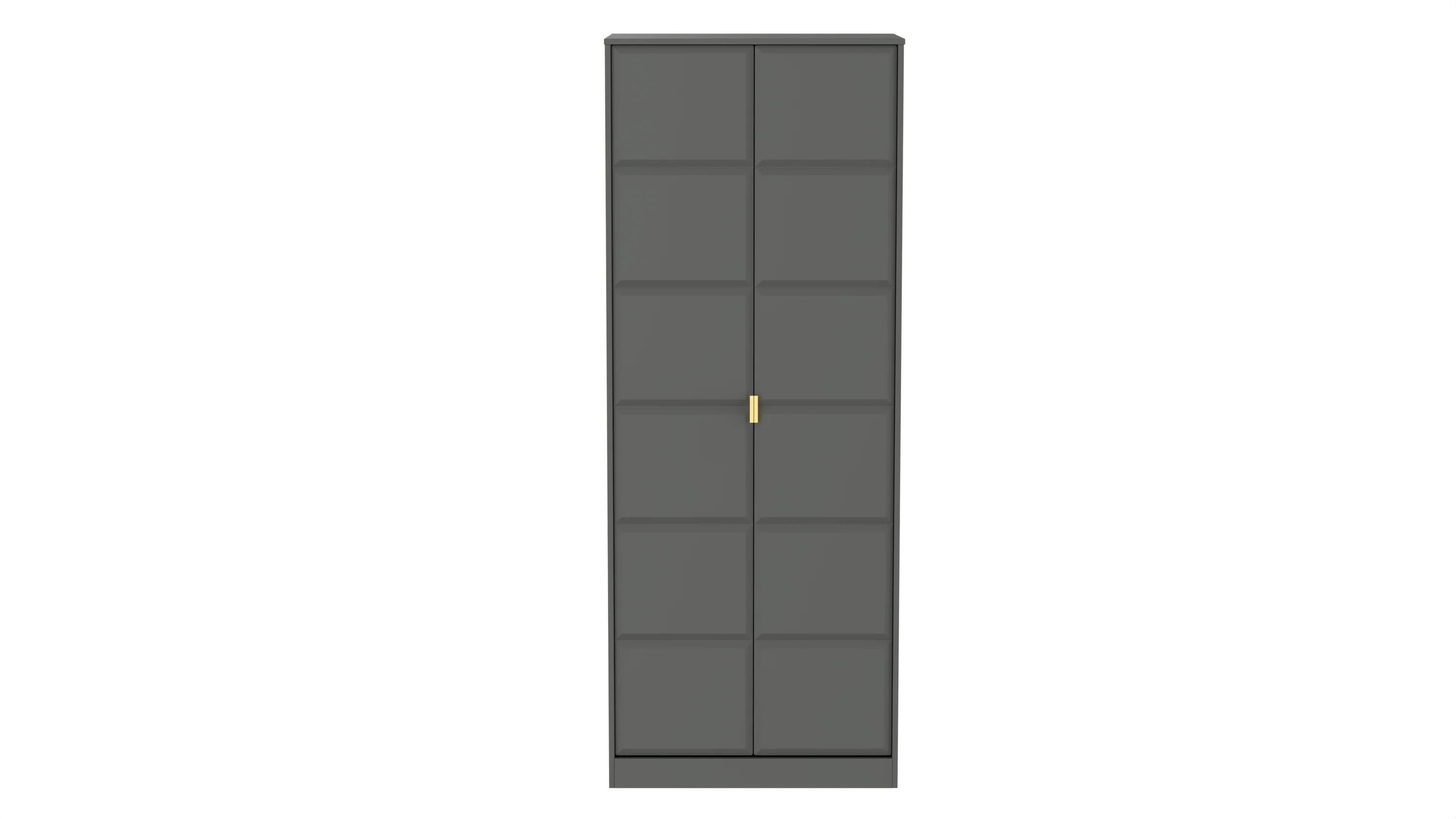 Hanover Ready Assembled 2 Door Wardrobe in Dusk Grey - Image 8
