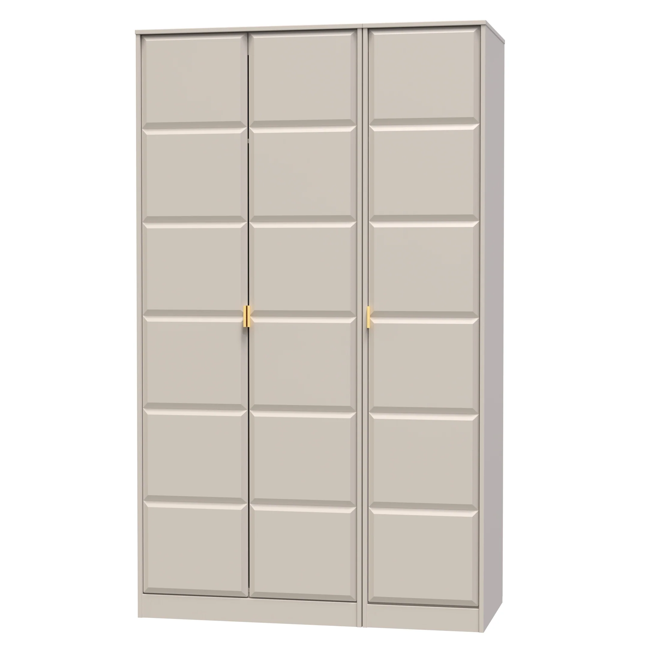 Hanover Ready Assembled 3 Door Wardrobe in Kashmir Matt - Image 3