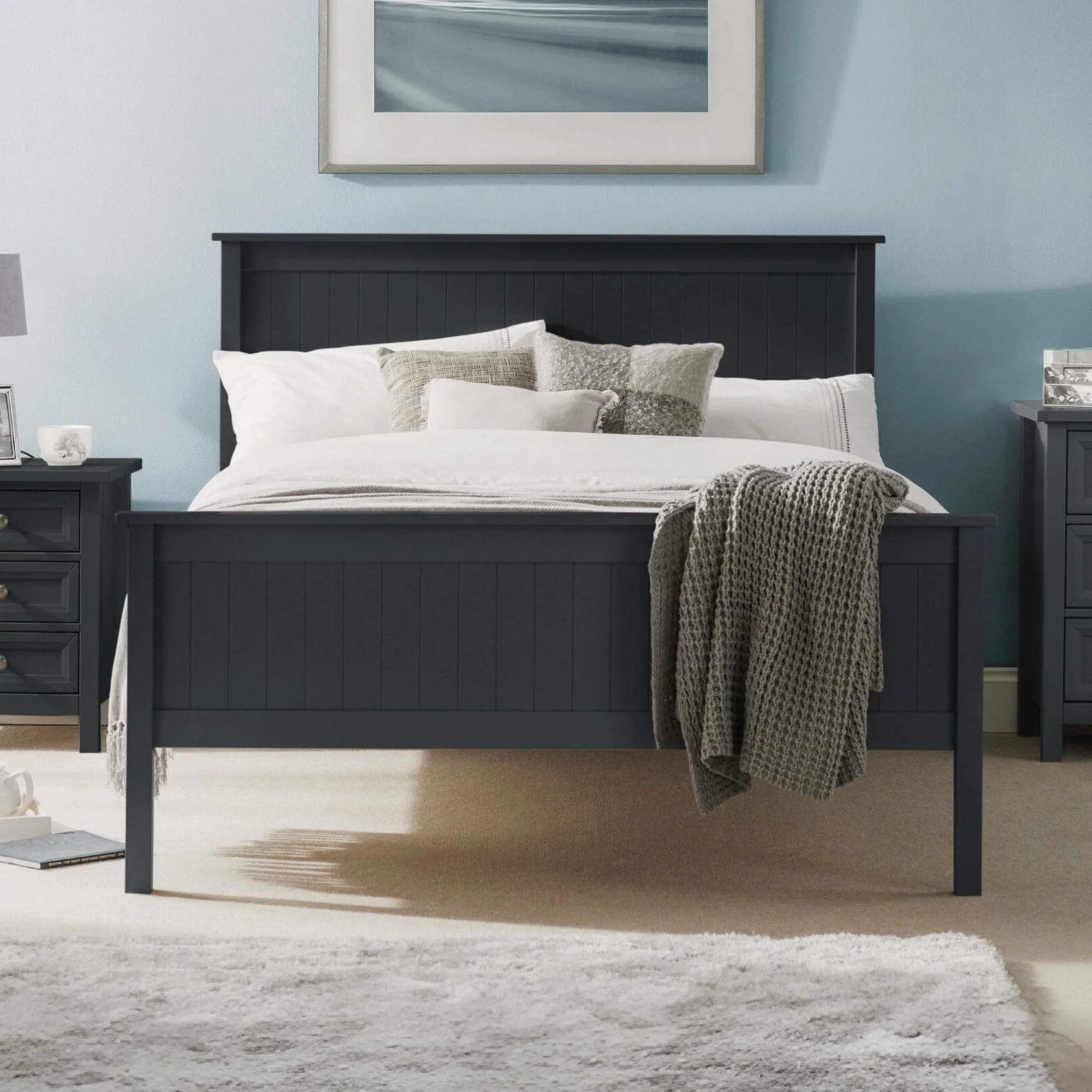 HARBOR 90CM BED - ANTHRACITE - Image 2