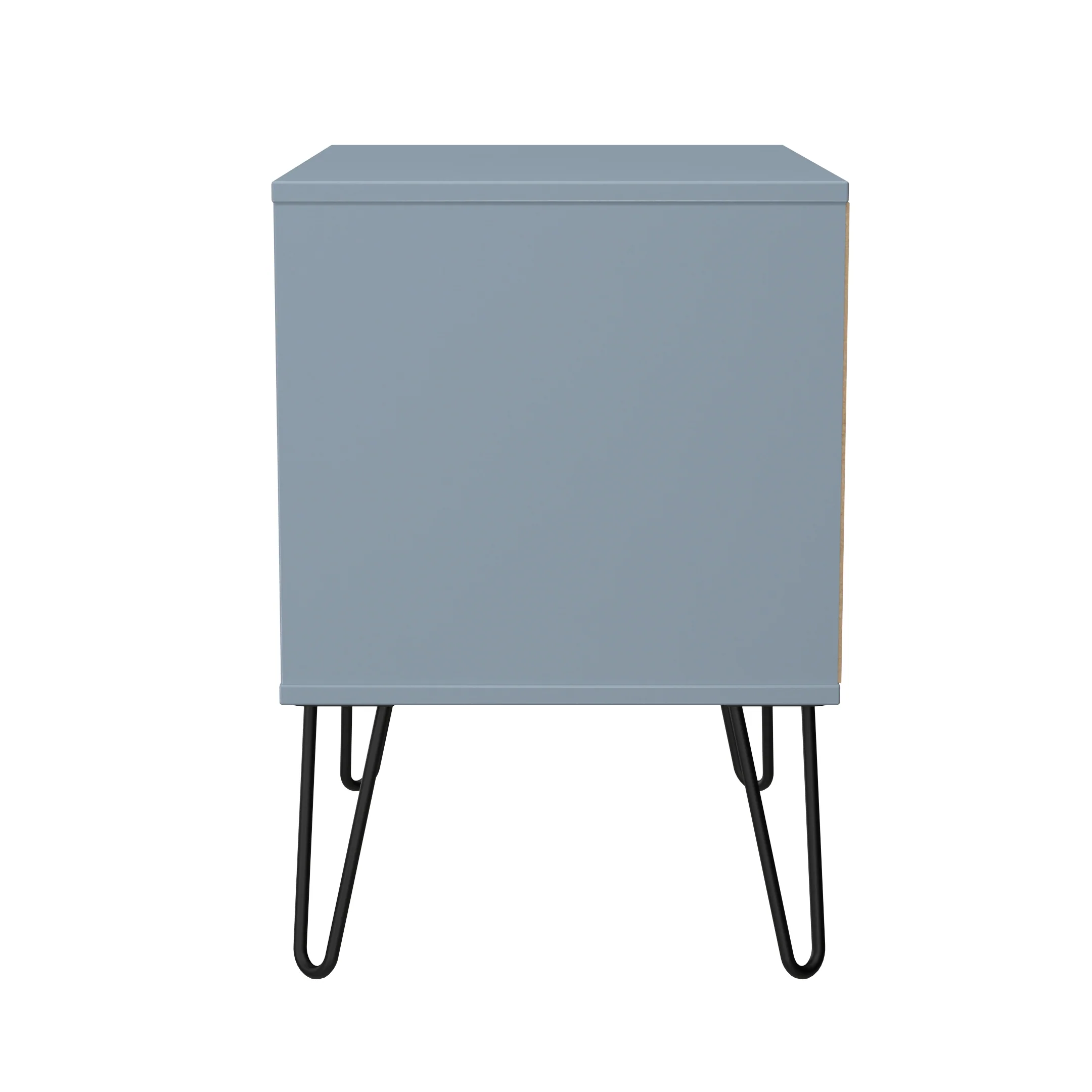 Harlequin 2 Drawer Side Table in Denim Blue - Ready Assembled - Image 3