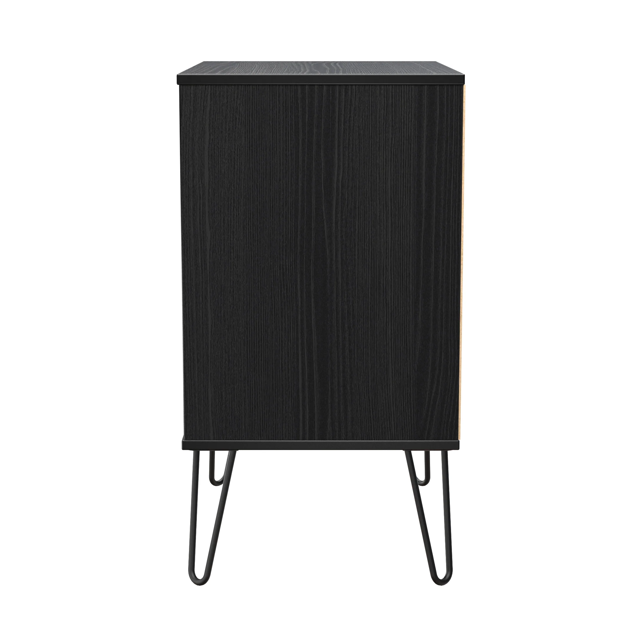 Harlequin 3 Drawer Chest in Black Ash - Ready Assembled - Image 2