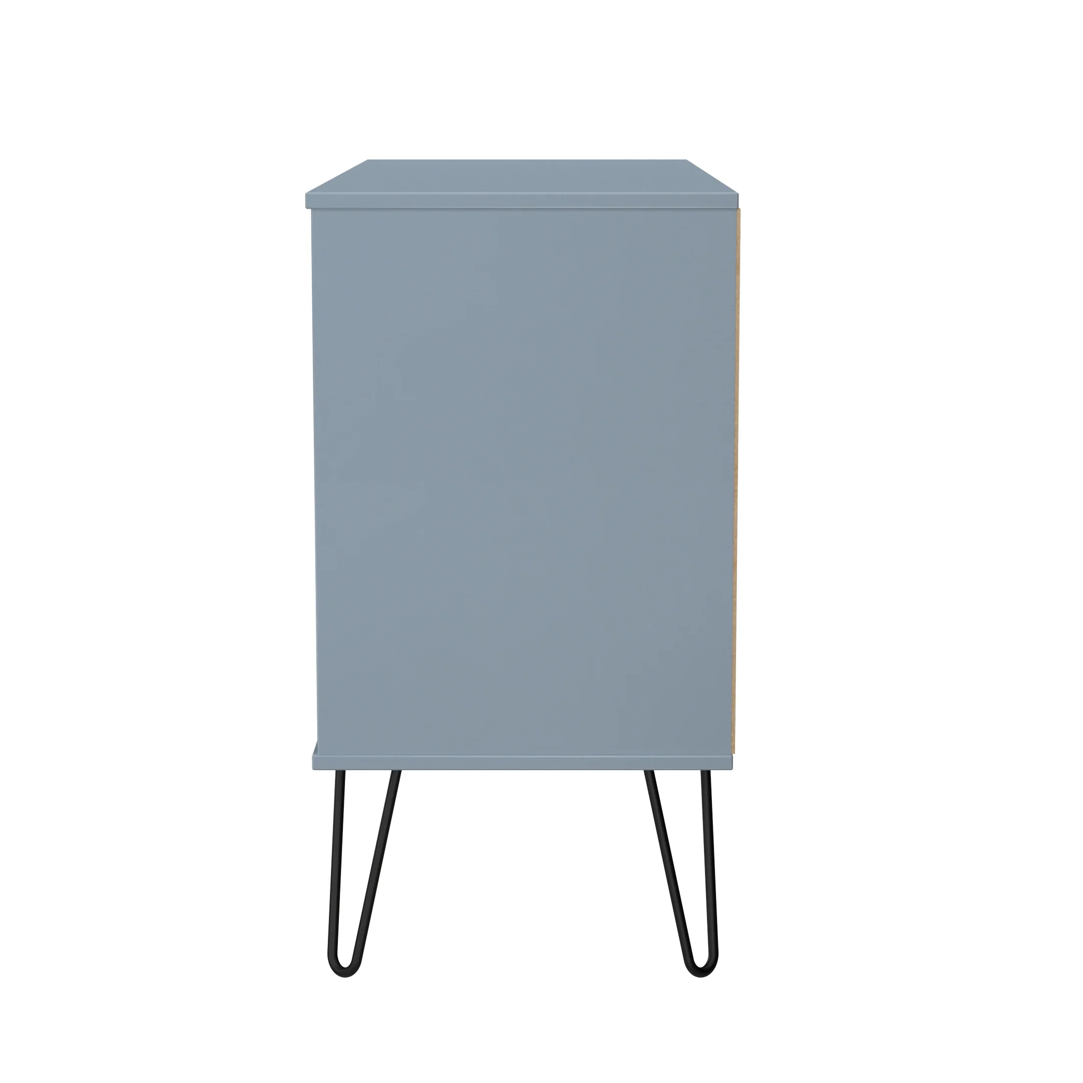 Harlequin 3 Drawer TV Unit in Denim Blue - Ready Assembled - Image 3