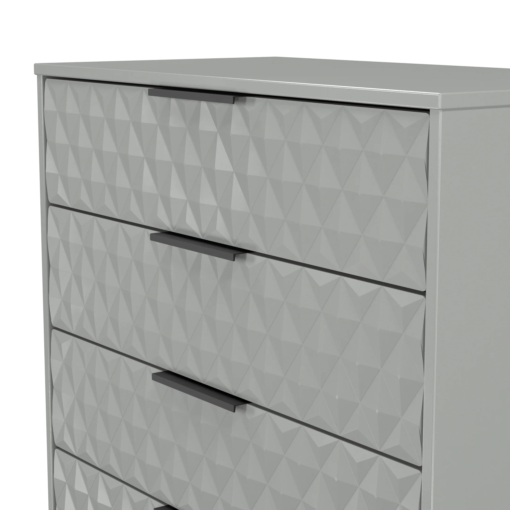 Harlequin 4 Drawer Chest in Dusk Grey - Ready Assembled - Image 5