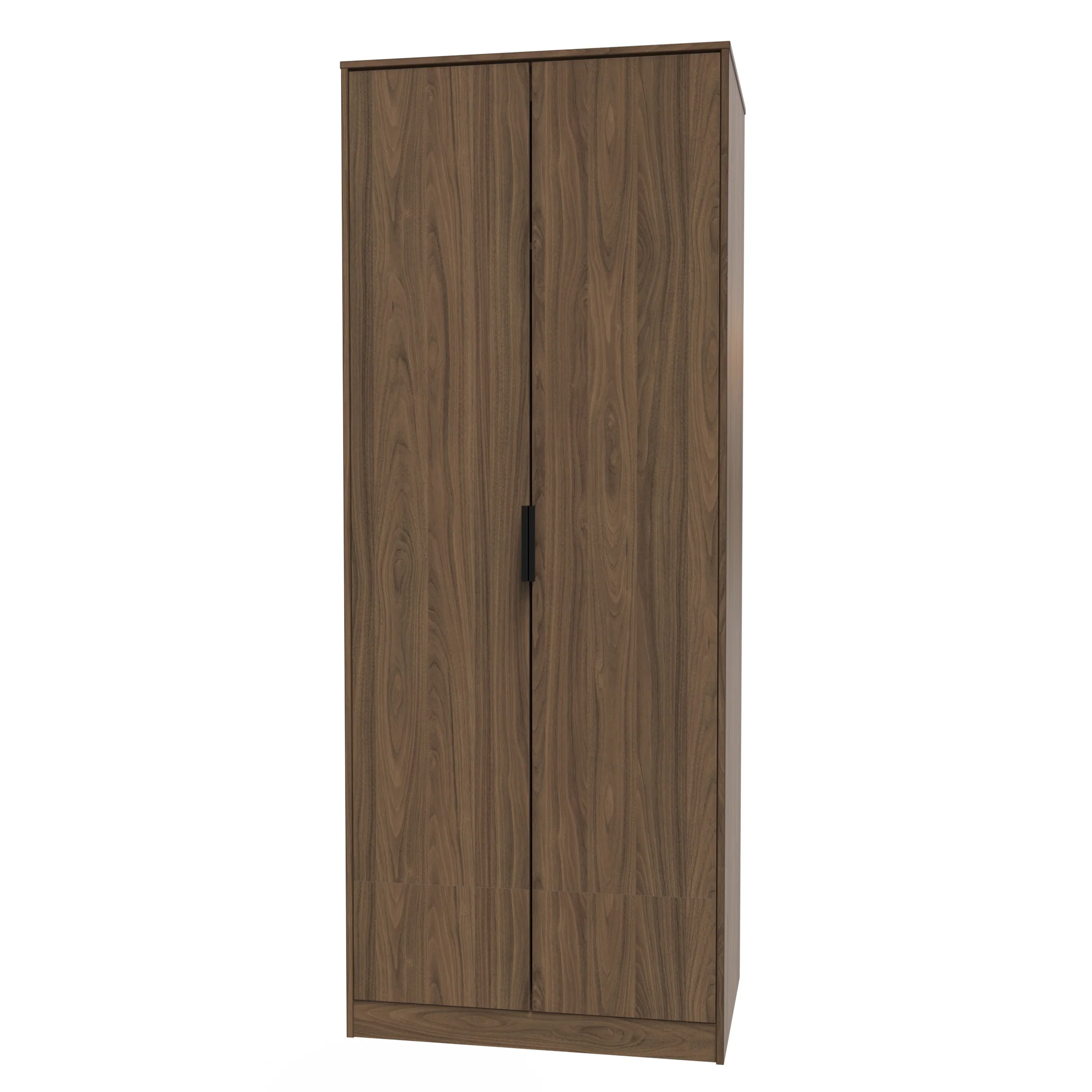 Helsinki Ready Assembled 2 Door Wardrobe in Carini Walnut - Image 4