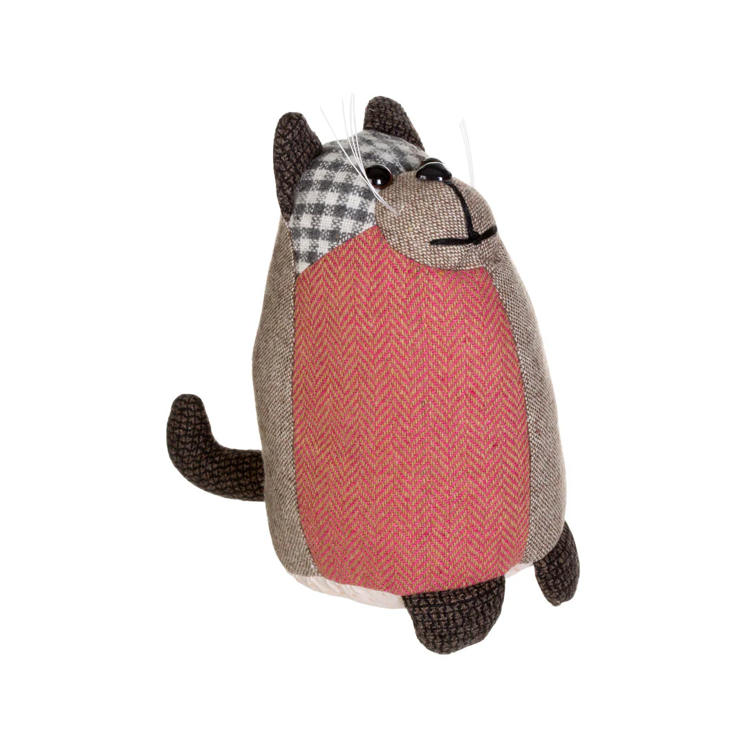Heritage Small Brown Cat Door Stop - Image 2
