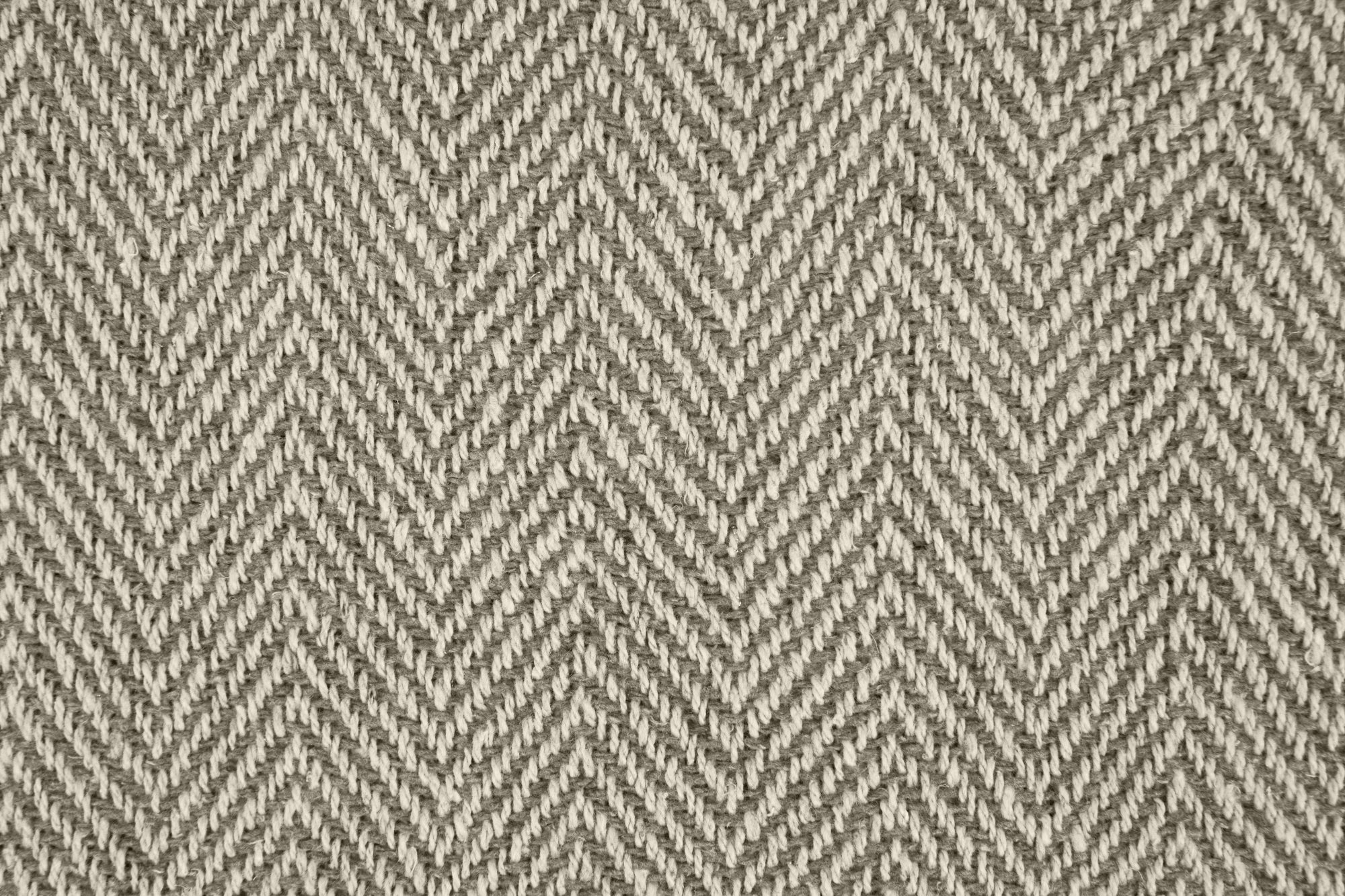 Herringbone - Recycled Cotton Throw In Natural (90x100") - Image 5