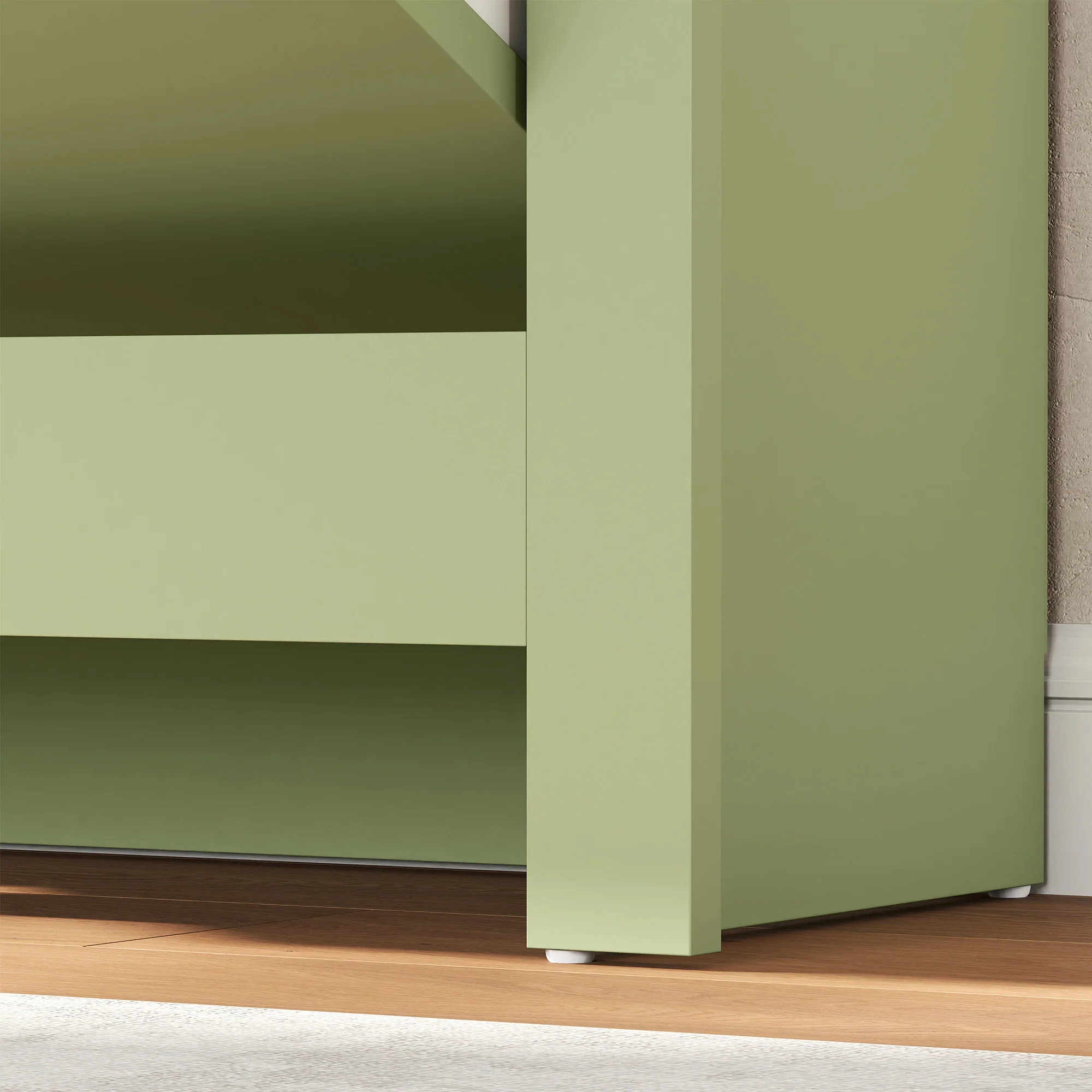 HOMCOM 12-Shoe Storage Cabinet 4 Shelves 2 Drawers Tabletop - Image 18