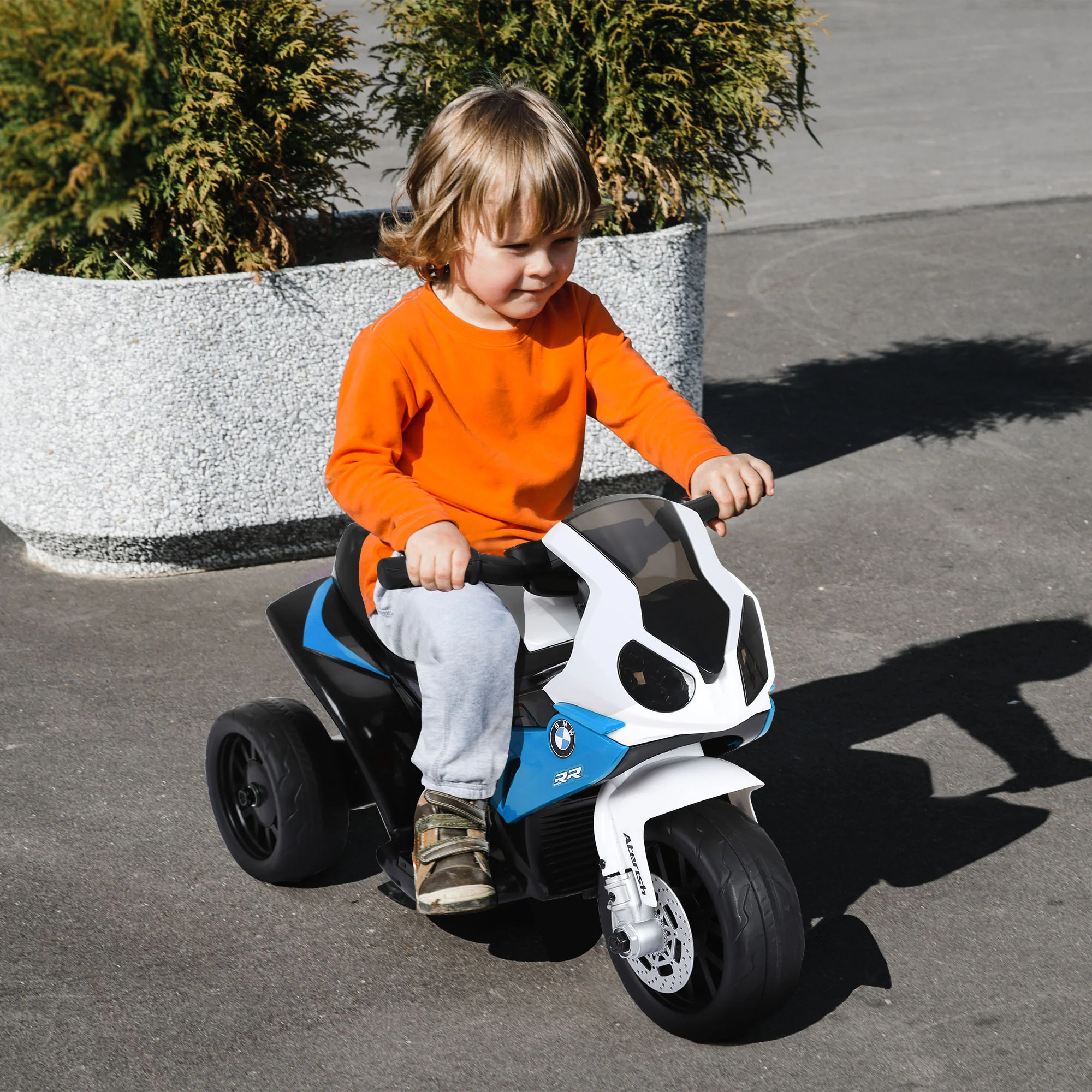 HOMCOM 6V BMW S1000RR Licensed Electric Motorbike For Kids, Blue - Image 3