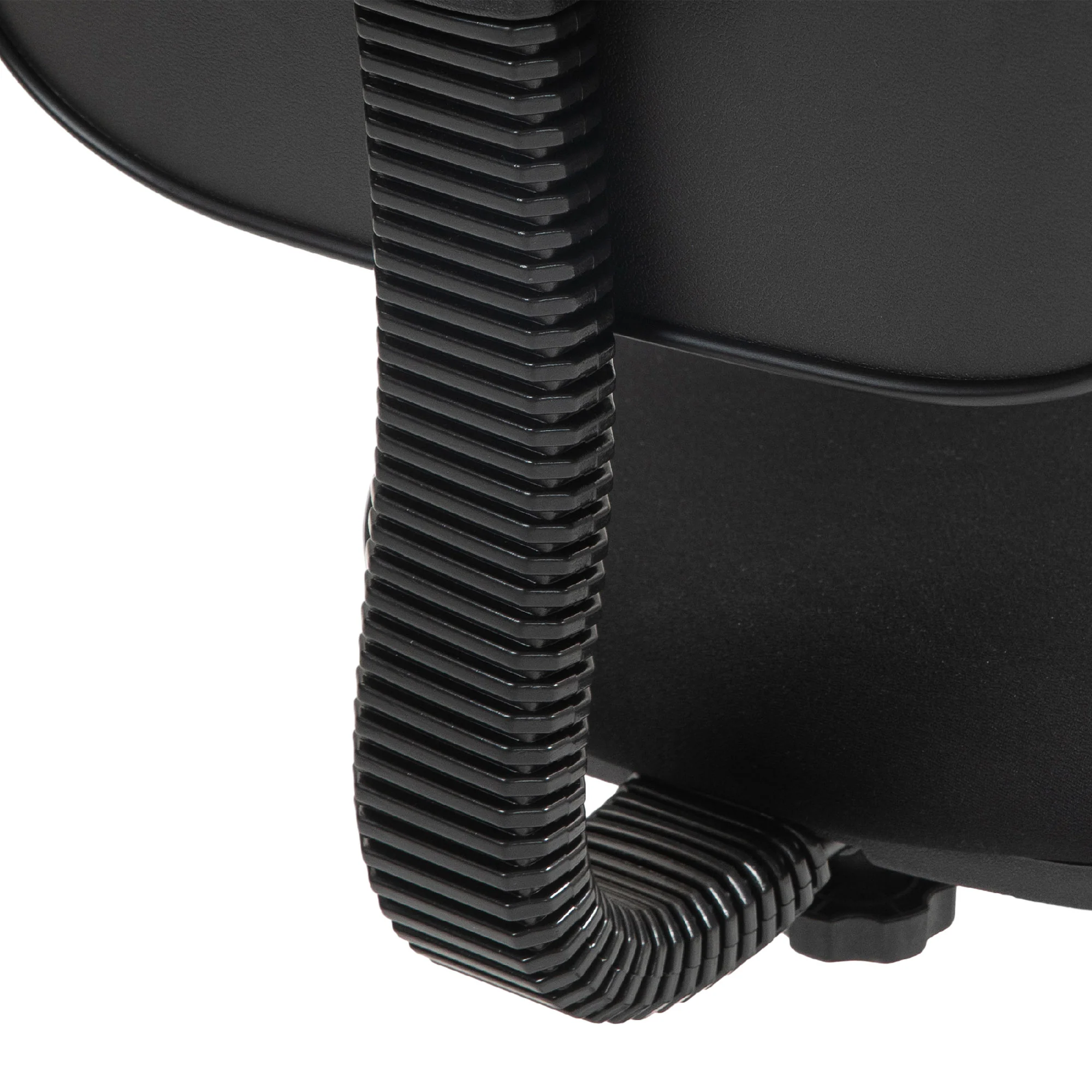 HOMCOM Armless Office Chair With Adjustable Height 360° Swivel Wheels Black - Image 8
