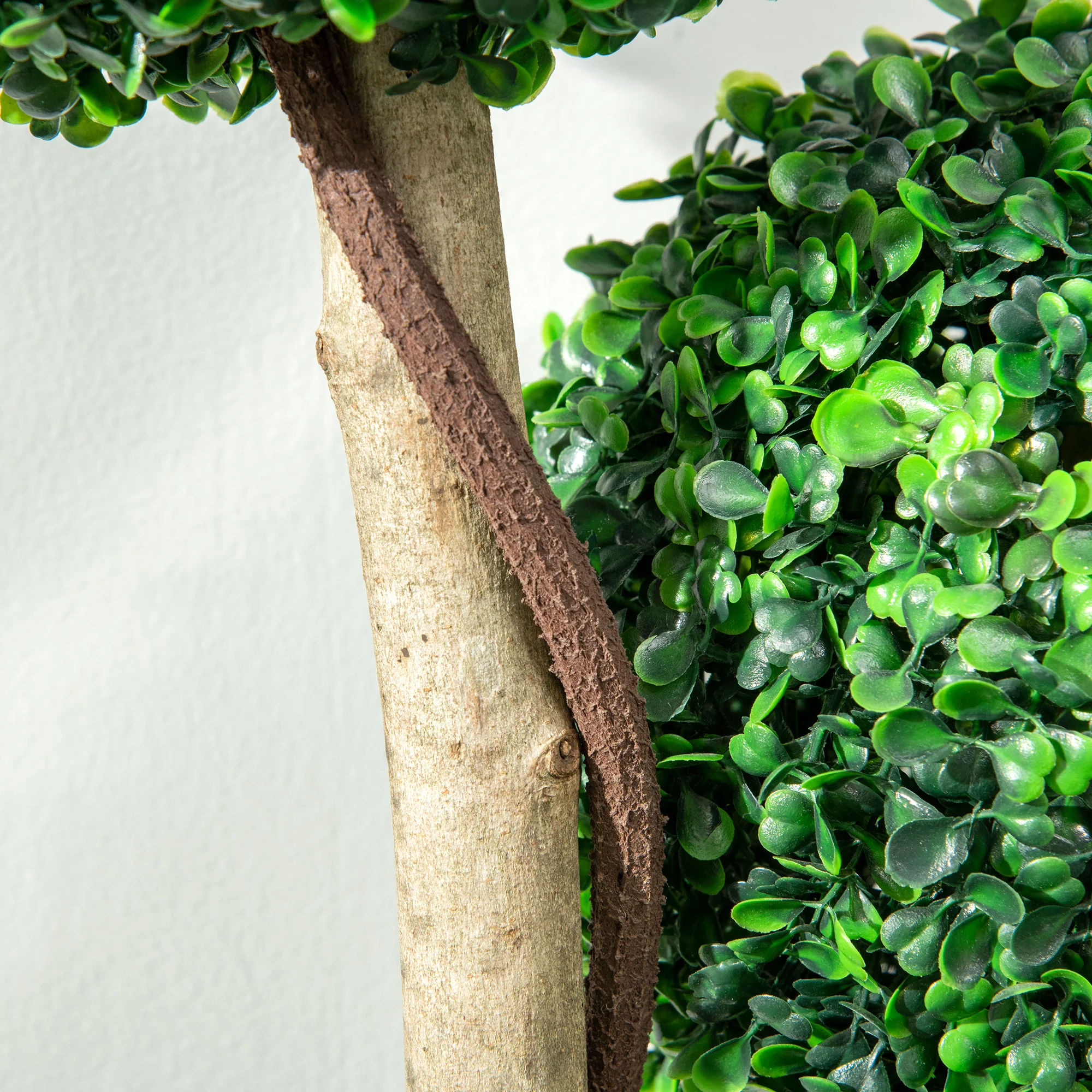 HOMCOM Artificial Plant Boxwood Ball Topiary Tree Indoor Outdoor, 90cm - Image 9