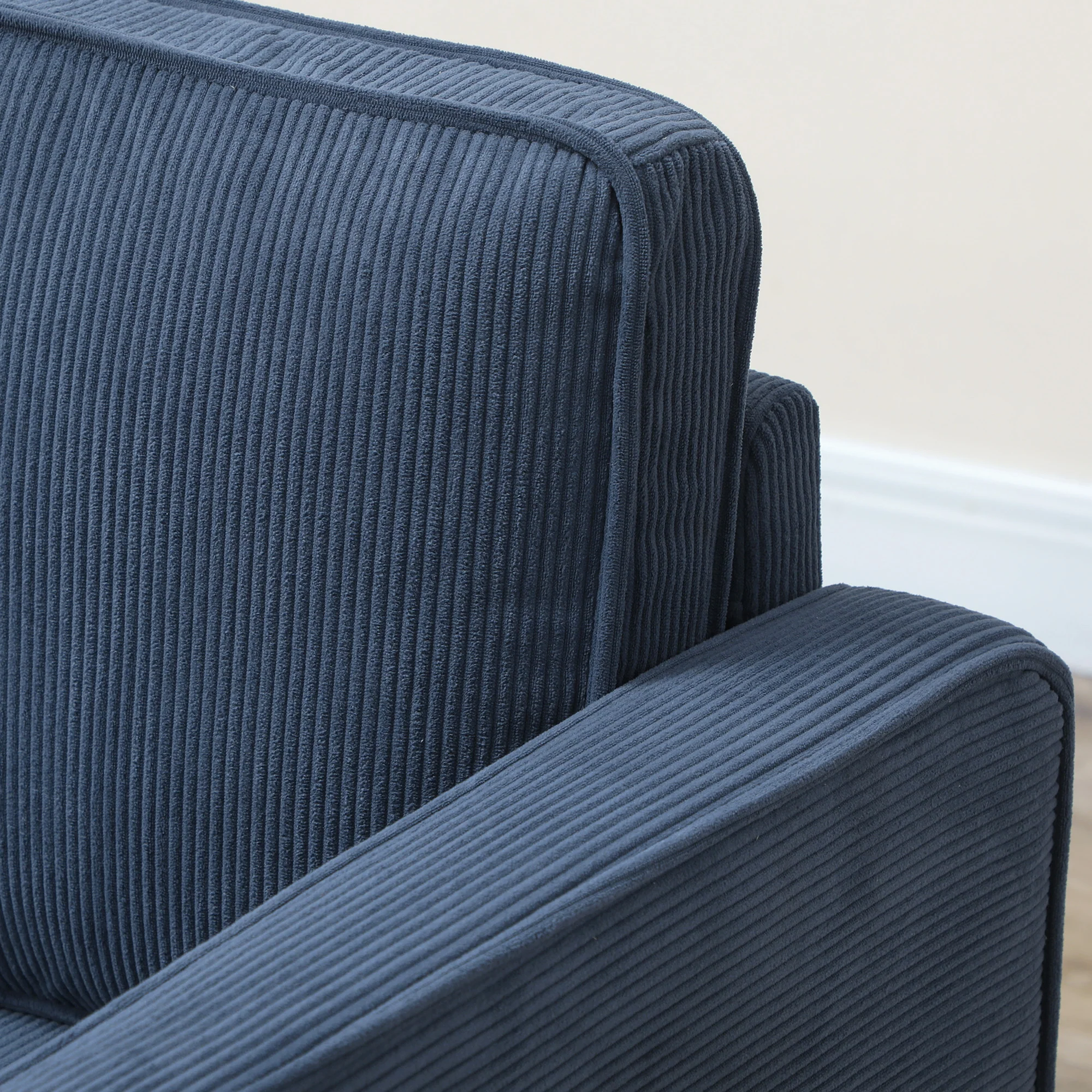 HOMCOM Compact 2 Seater Sofa With Under Seat Storage For Small Spaces - Image 8