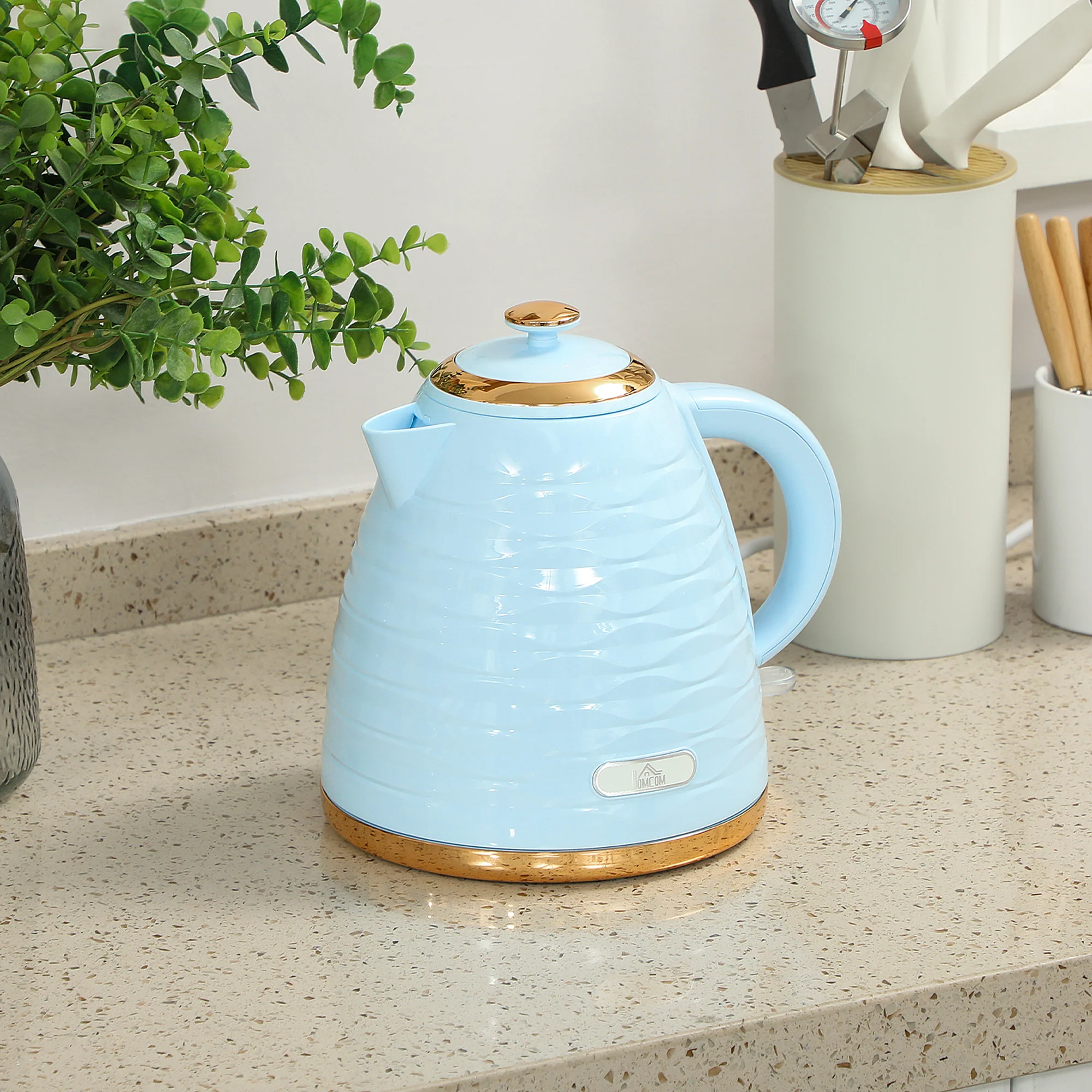 HOMCOM Electric Kettle, Fast Boil, 1.7L, 3kW, Swivel, - Image 2