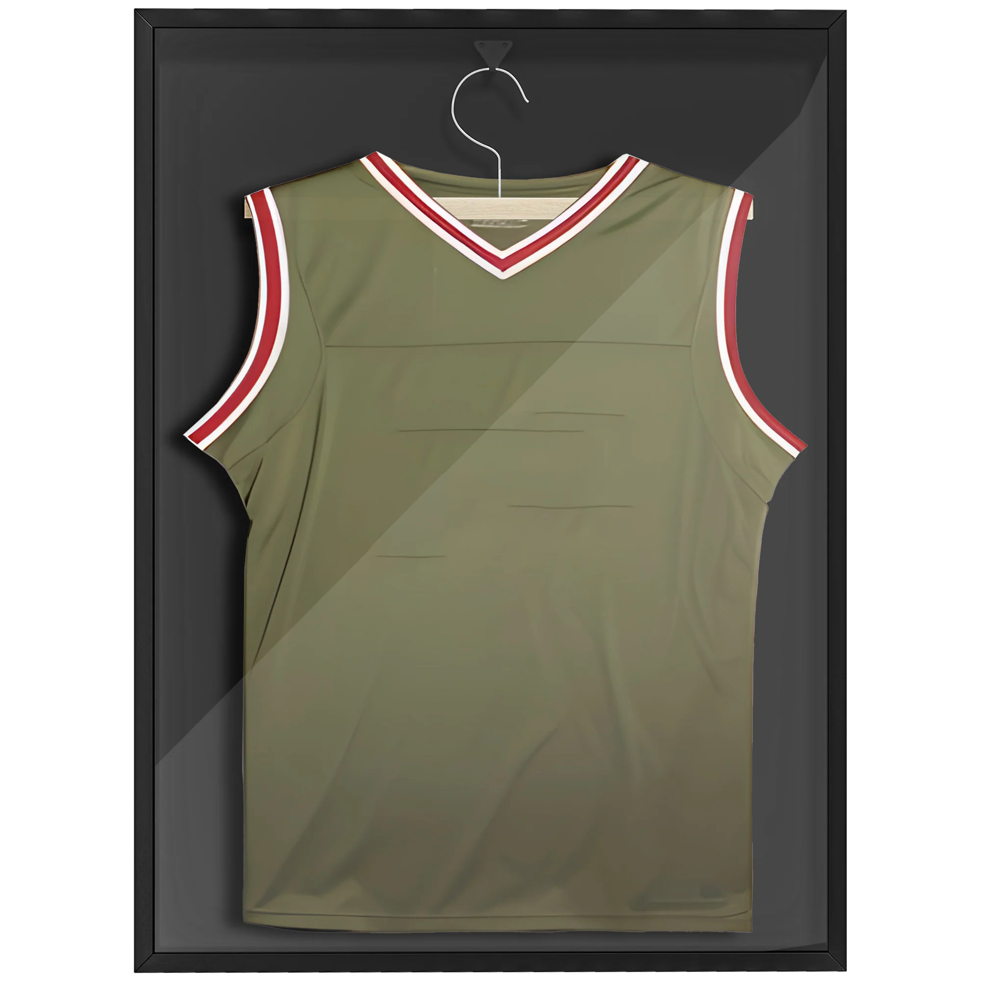 HOMCOM Football Shirt Frame With UV Protection Acrylic Panel, 60 X 80 Cm