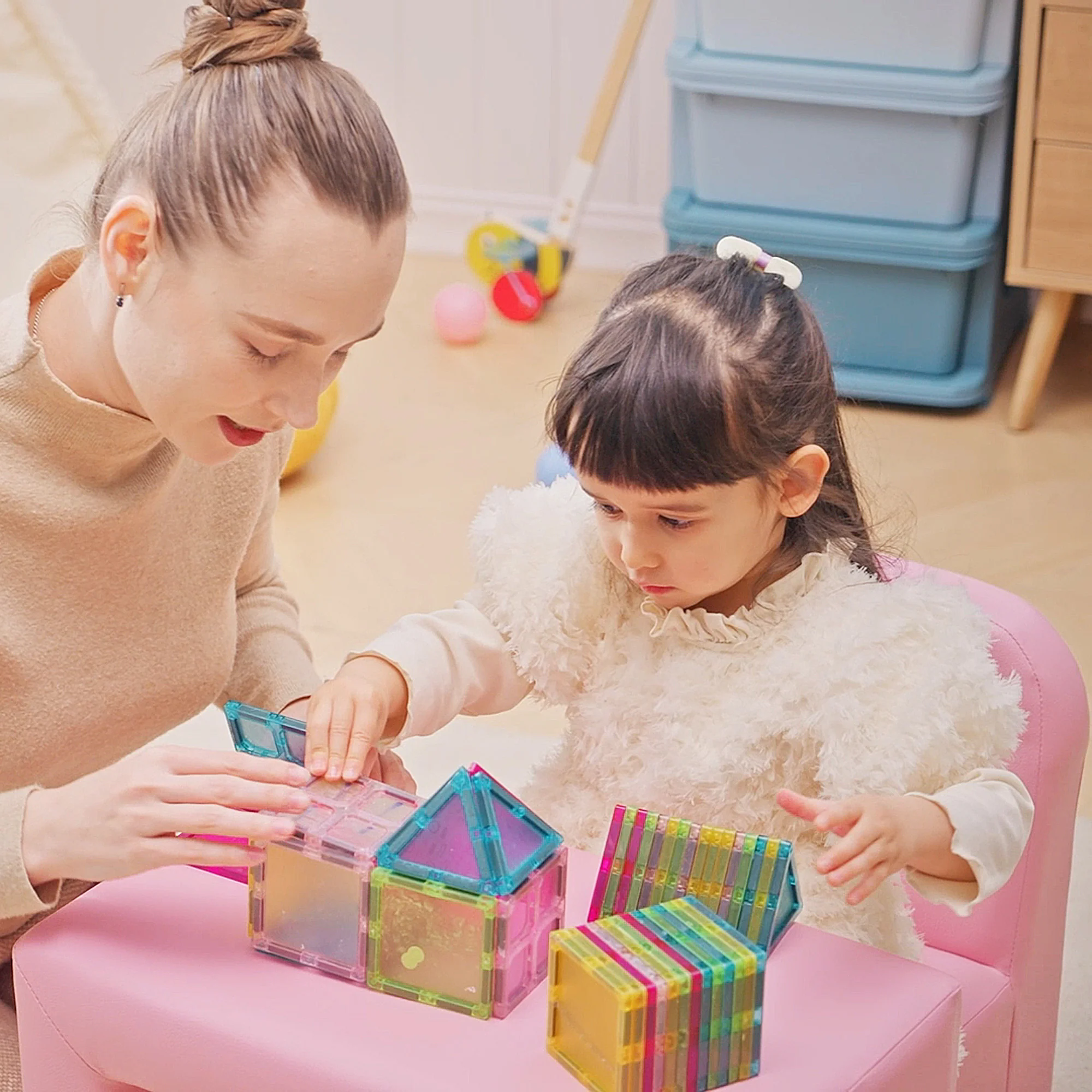 HOMCOM Kids Mini Sofa Table Chair Set - Image 8