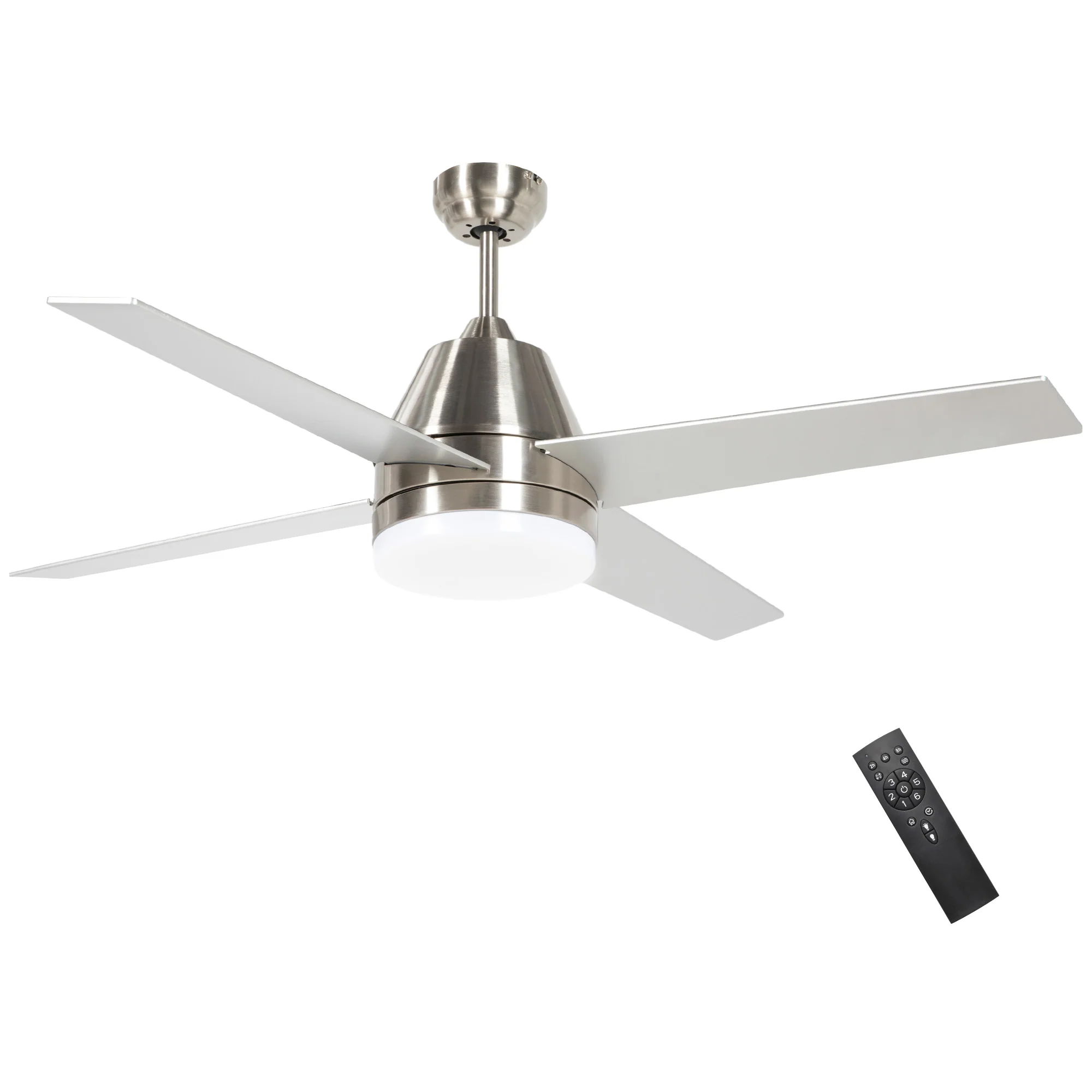 HOMCOM Mounting Reversible Ceiling Fan with Light, Remote - Image 10