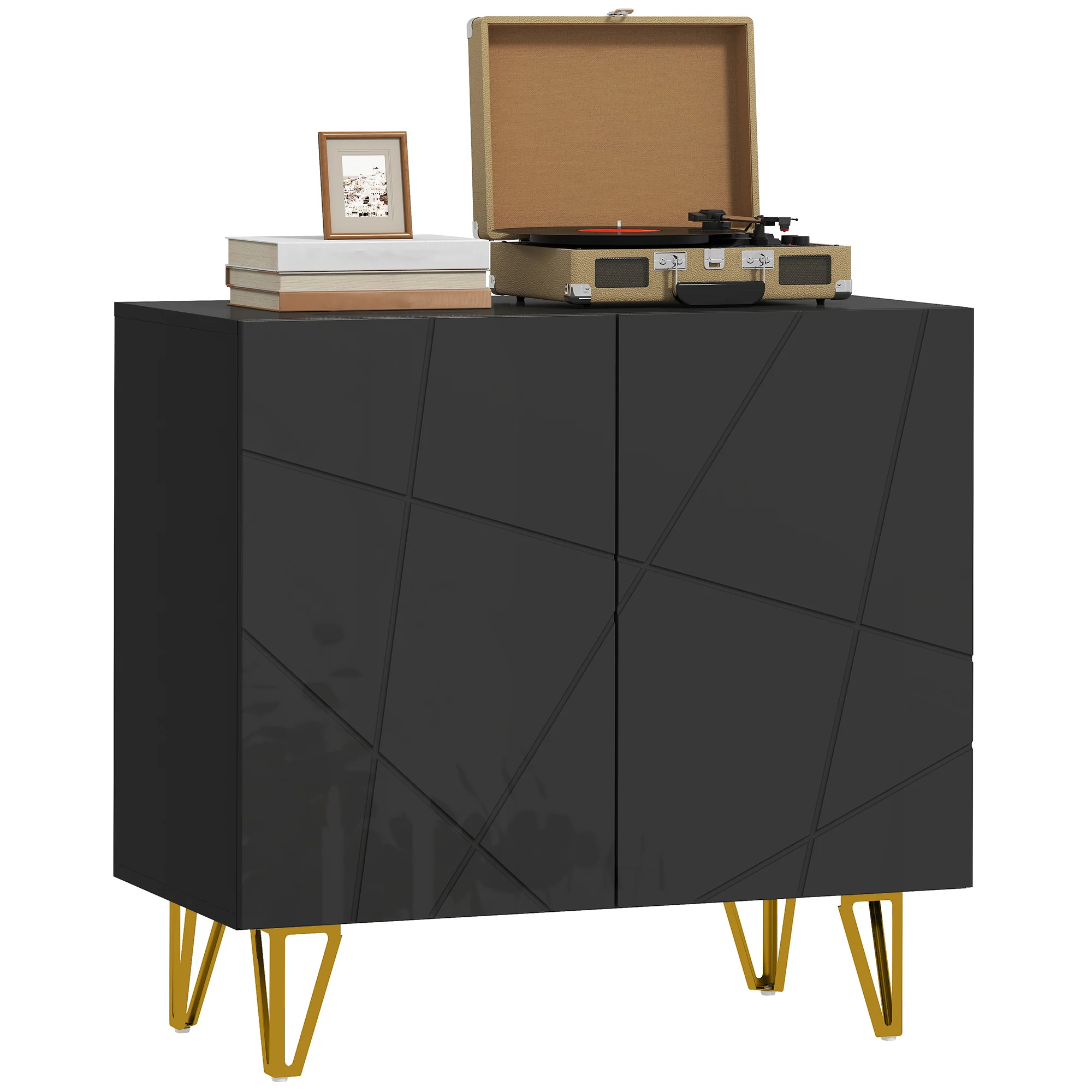 HOMCOM Storage Cabinet, Sideboard With Adjustable Shelf