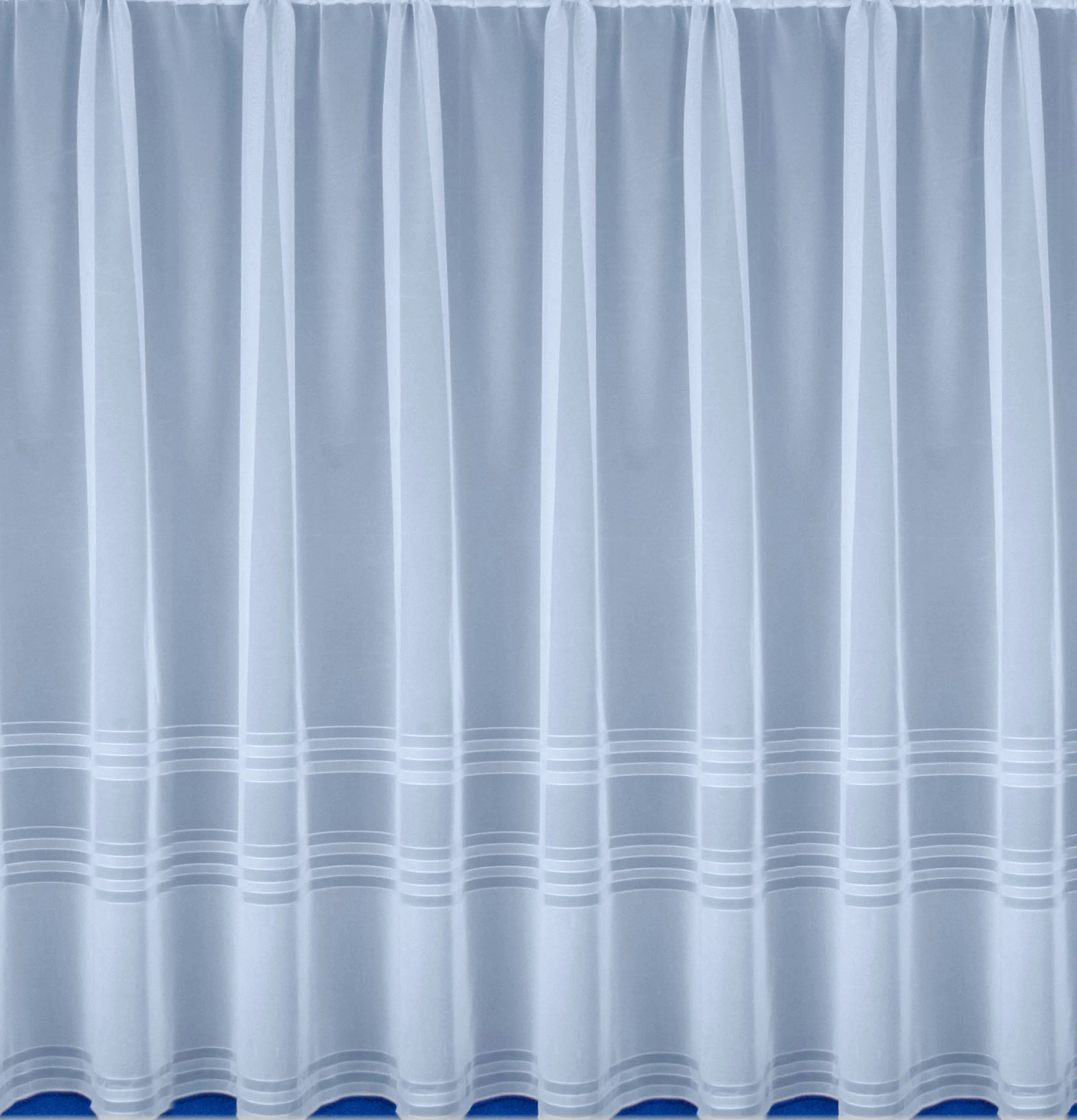 Hudson Stripe Lace White Net Cut Panel - Image 2
