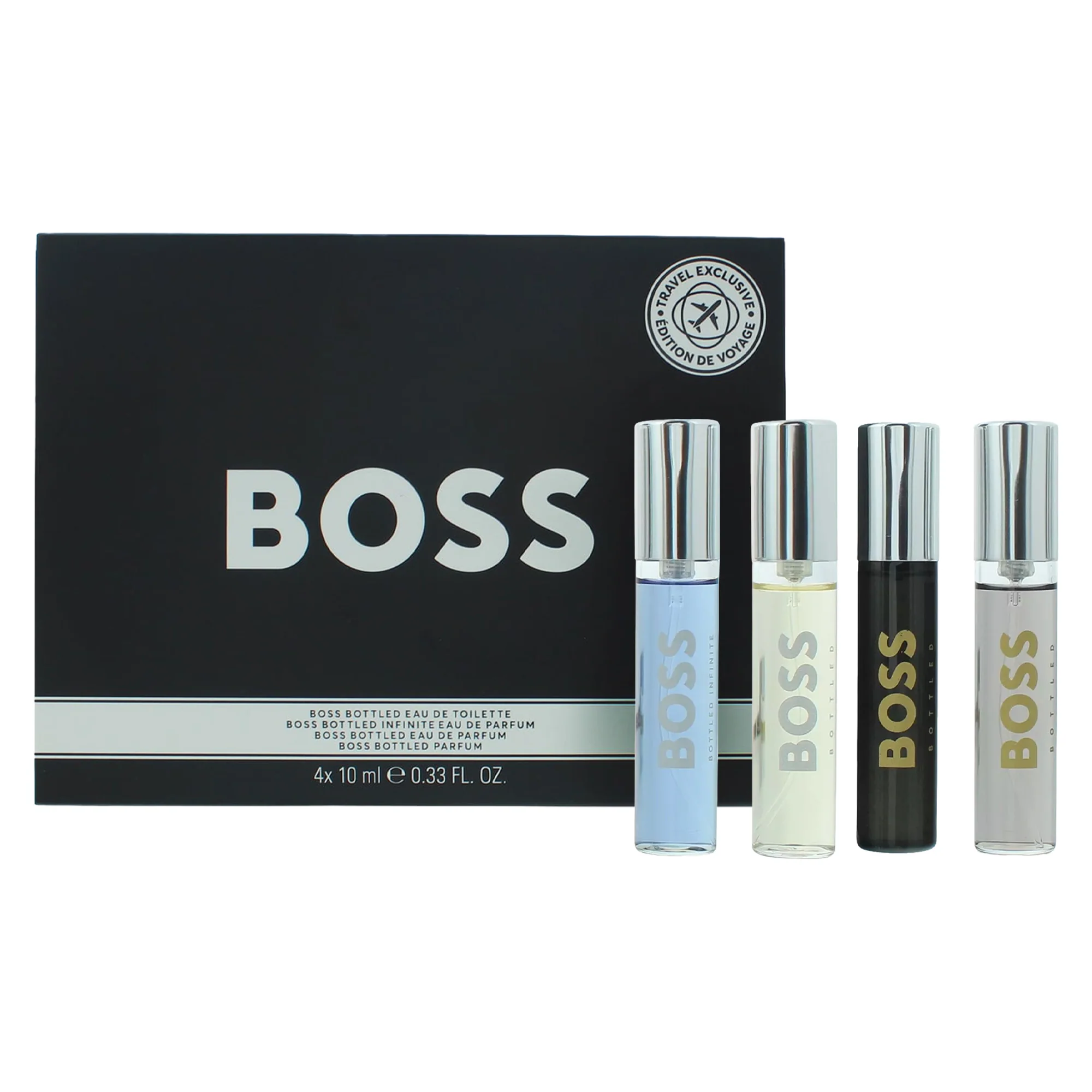 Hugo Boss Bottled 4 Piece Gift Set: EDP 10ml - EDT 10ml - Infinite EDP 10ml - Parfum 10ml - Image 6