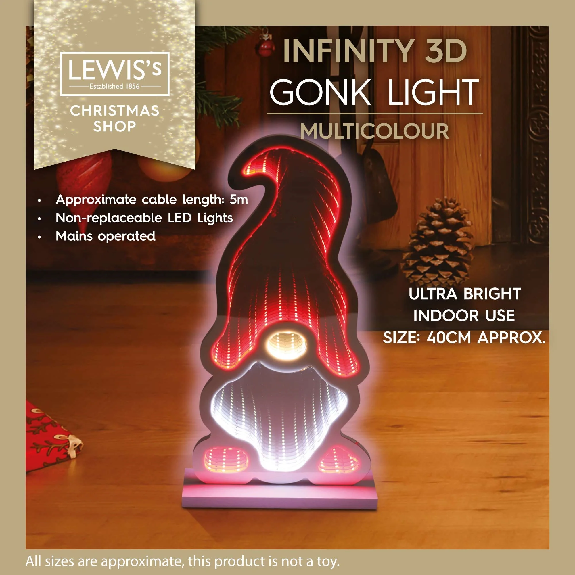 Infinity 3D Gonk Light - 40cm - Image 3