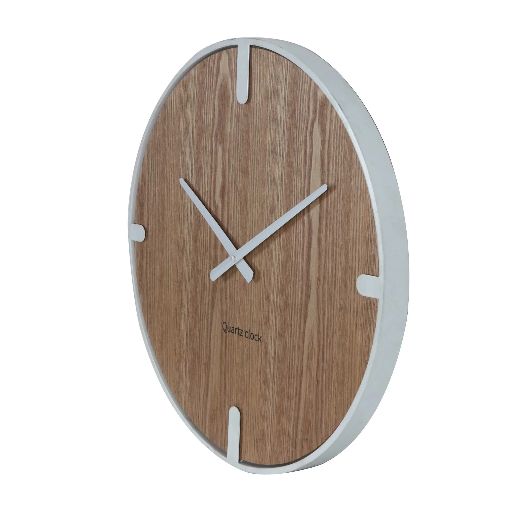 Lewis's  Wall Clock - Natural 45x45x4.5cm - Iron - Image 2