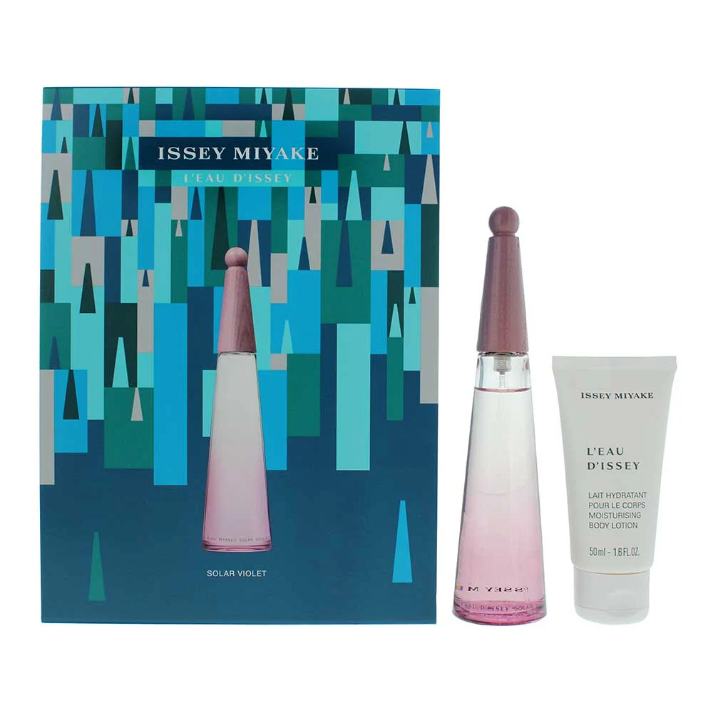 Issey Miyake L'eau D'issey Solar Violet 2 Piece Gift Set: Eau De Toilette 50ml