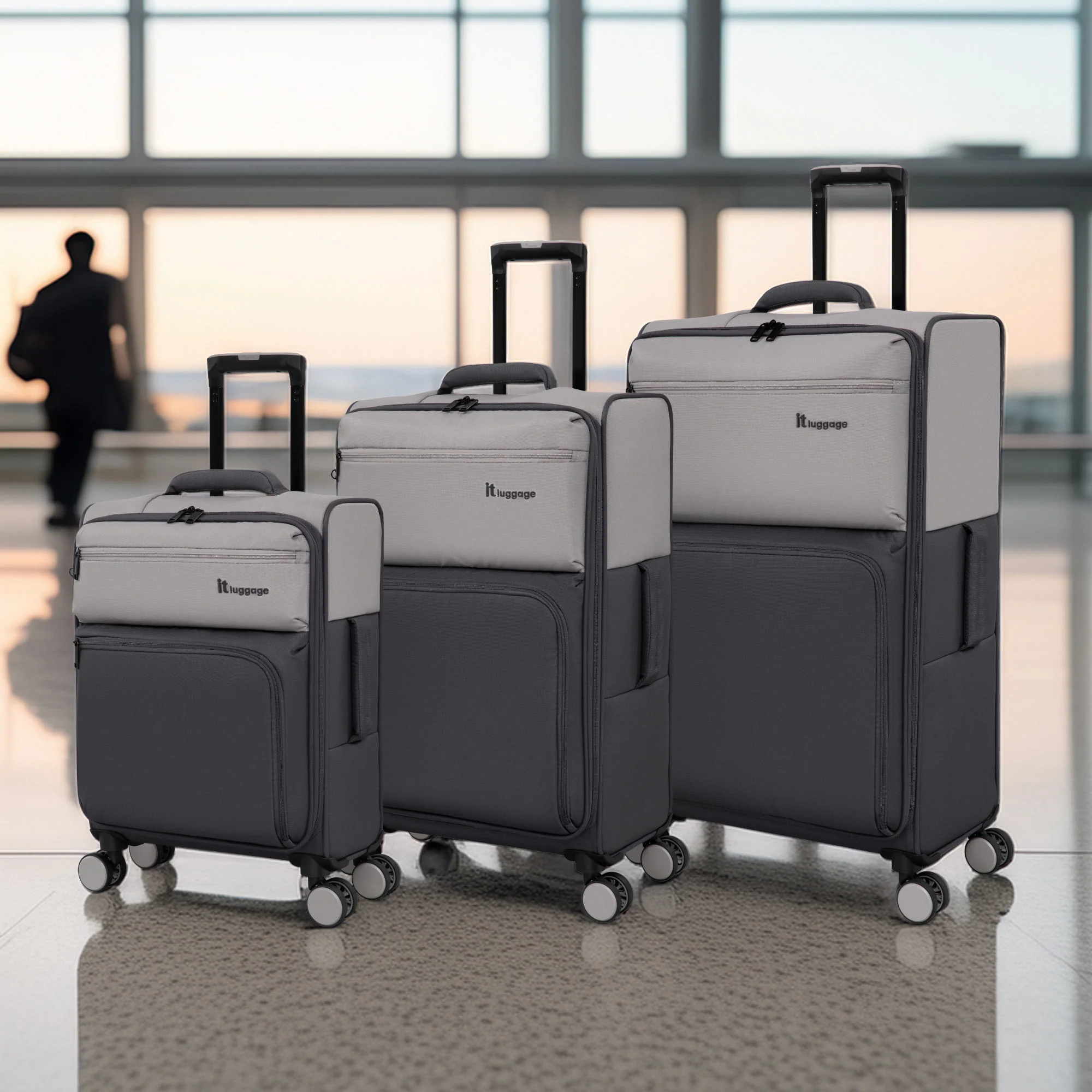 IT Luggage Megalite Eva - Ash Grey - Image 2