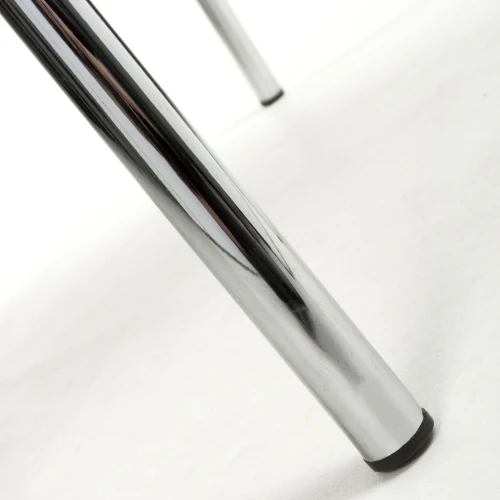 Jenner Leather Effect Black/Chrome Dining Chair - Set Of 2 - Image 9