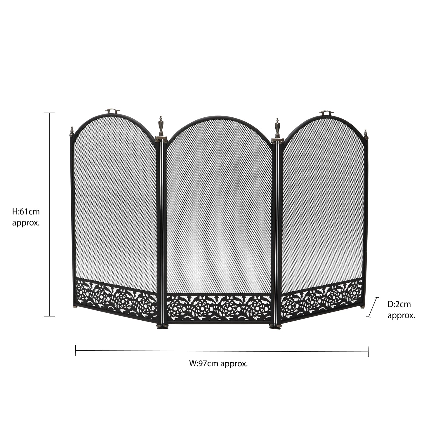 JVL Ashford Fireside Spark Guard - Image 15