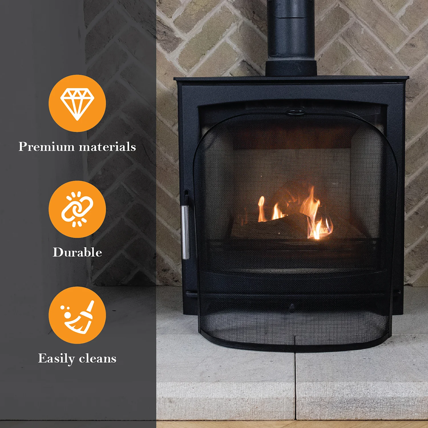 JVL Cairngorm Fireside Spark Guard - Image 4