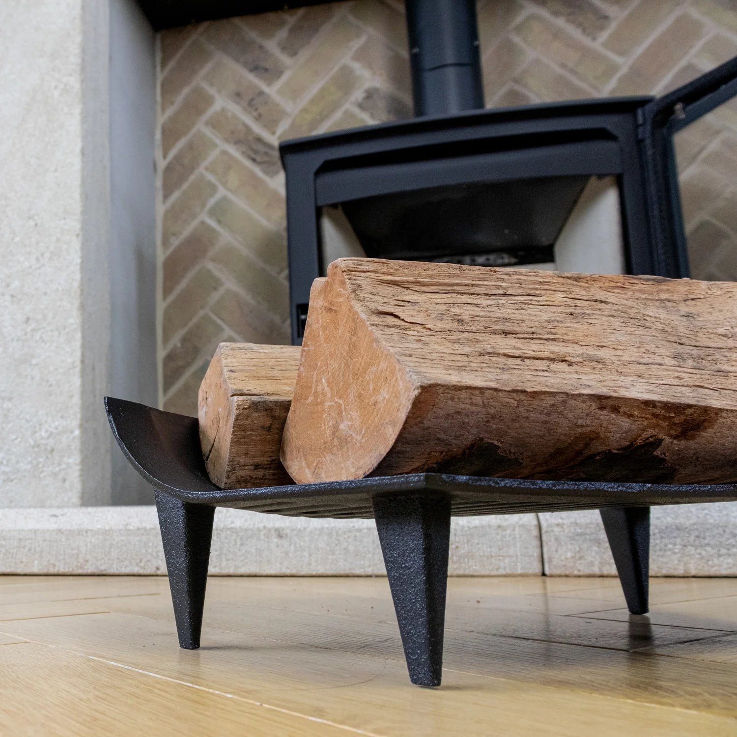 JVL Chiltern Fireside Log Coal Fire Grate - Image 10