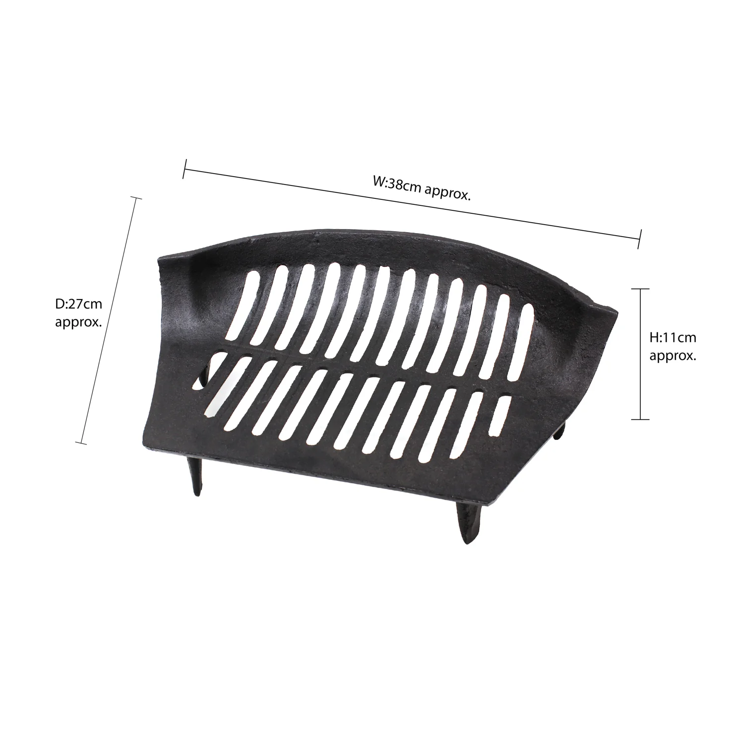 JVL Chiltern Fireside Log Coal Fire Grate - Image 13