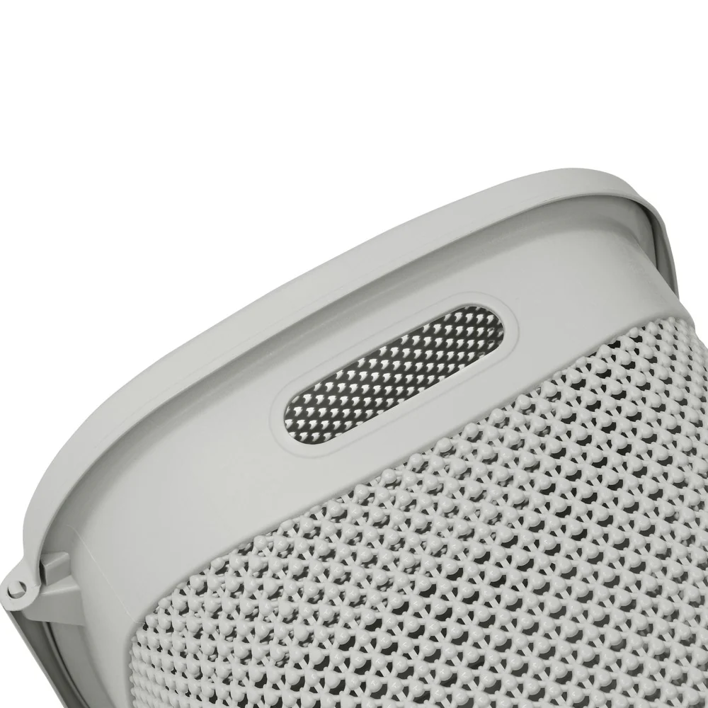 JVL Droplette 52L Plastic Laundry Linen Basket, Ice Grey - Image 5