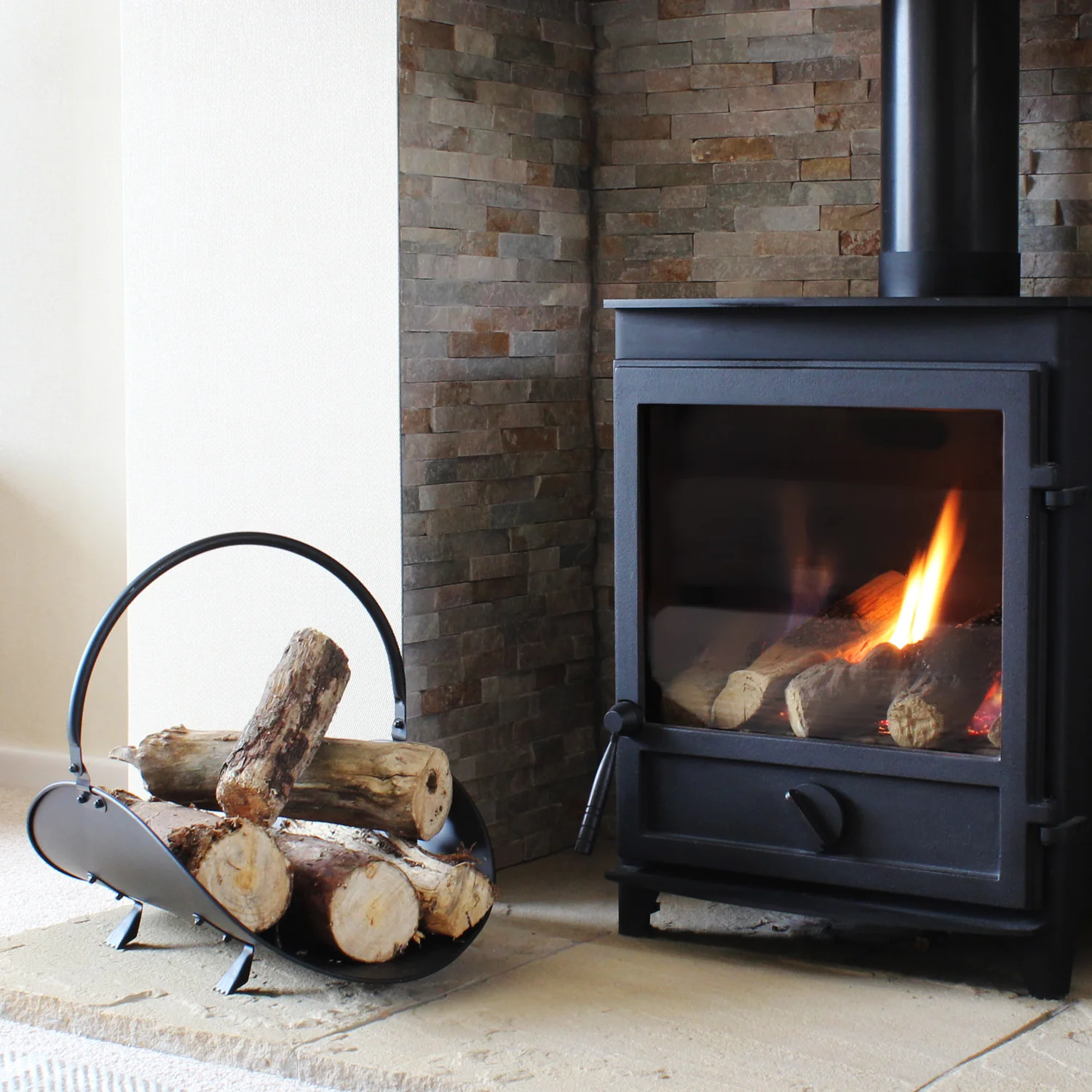 JVL Mendip Fireside Log Holder - Image 8