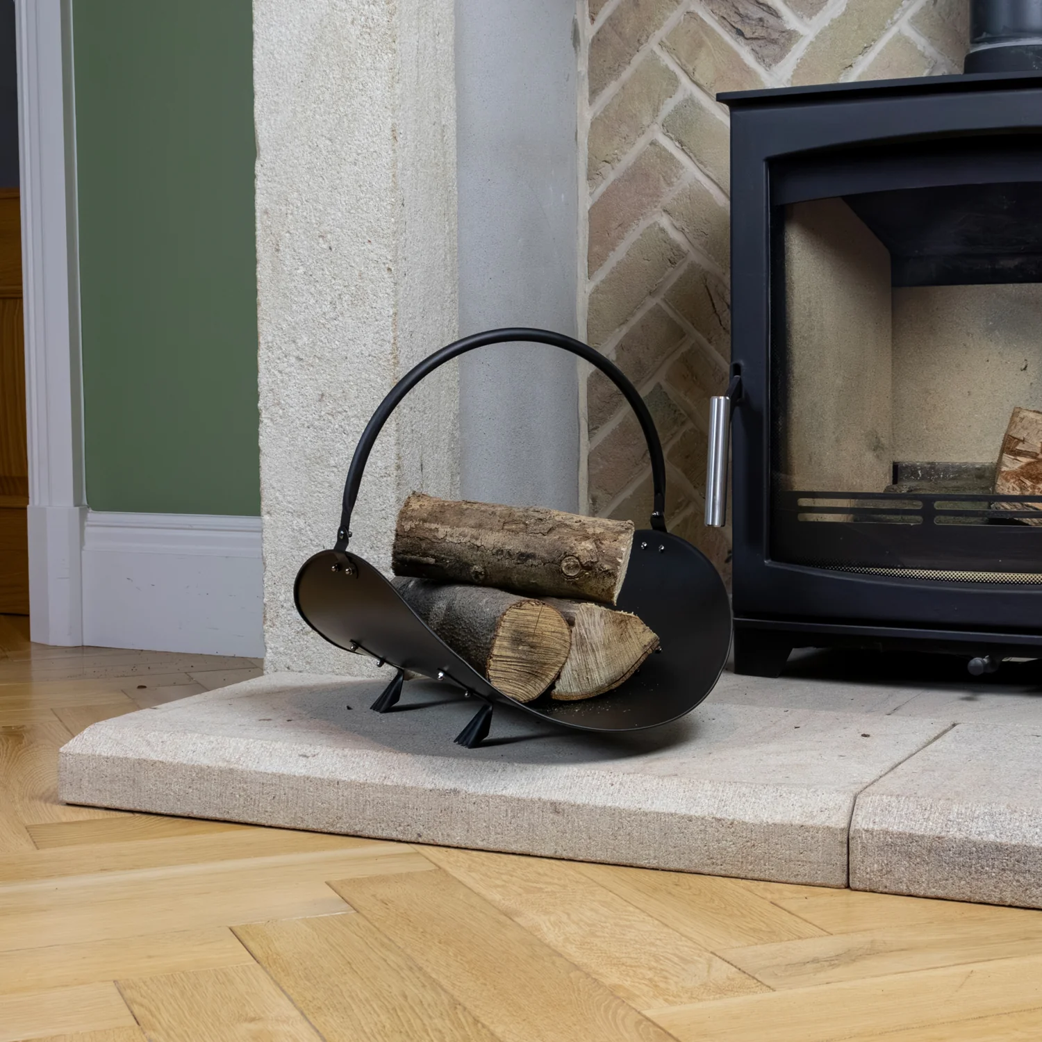 JVL Mendip Fireside Log Holder - Image 9