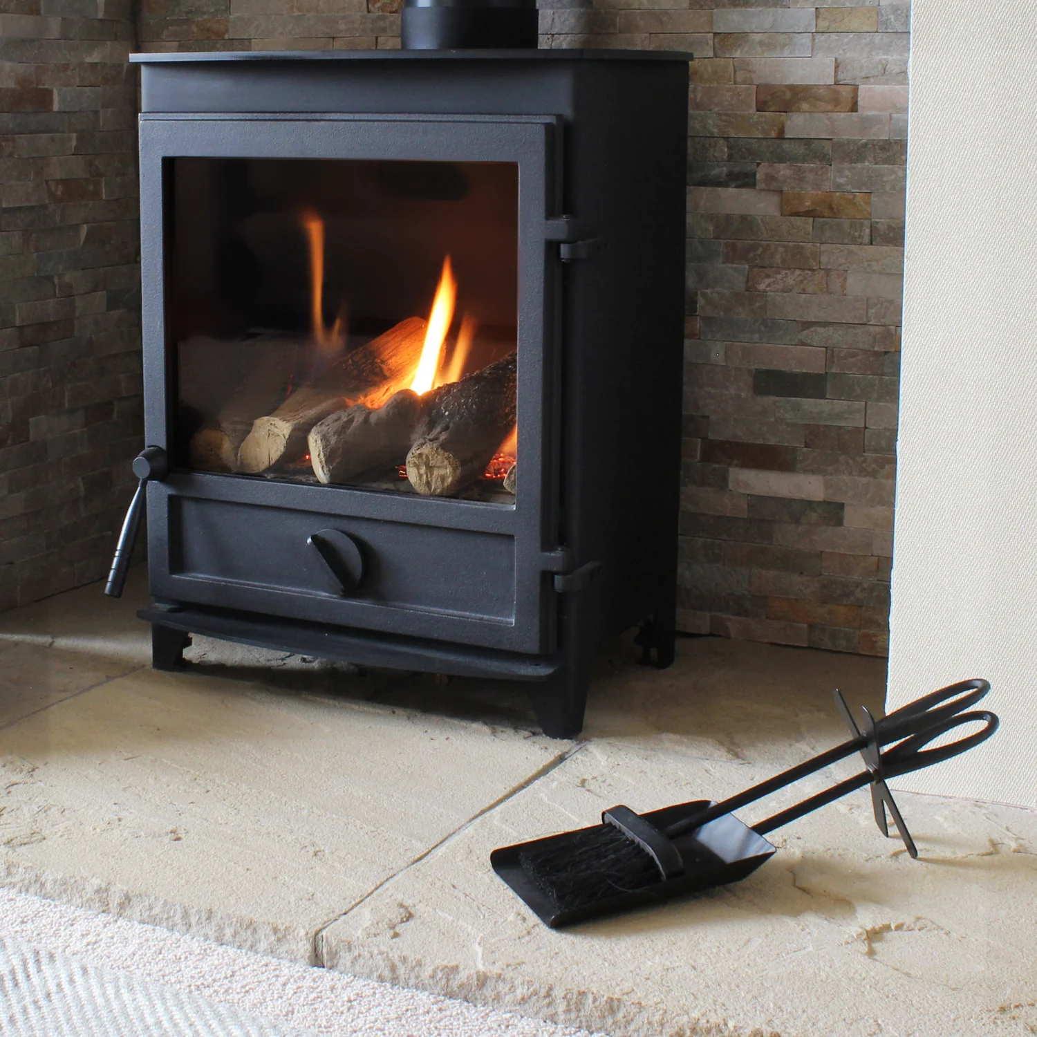 JVL Purbeck Fireside Hearth Set - Image 11